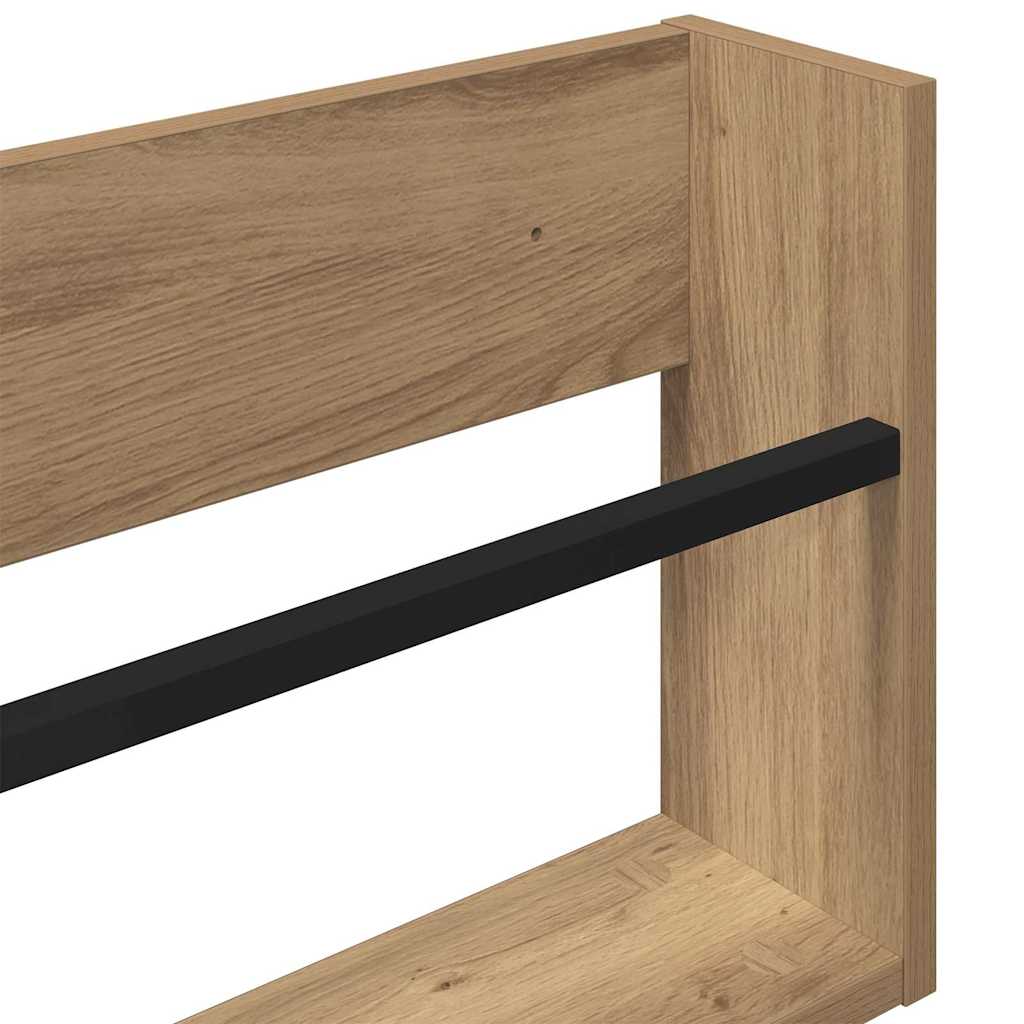 Tijdschrift Rek Artisan Eiken 80 x 12 x 30 cm Bewerkt hout is nu te koop bij PeponiXL, paradijselijk wonen!