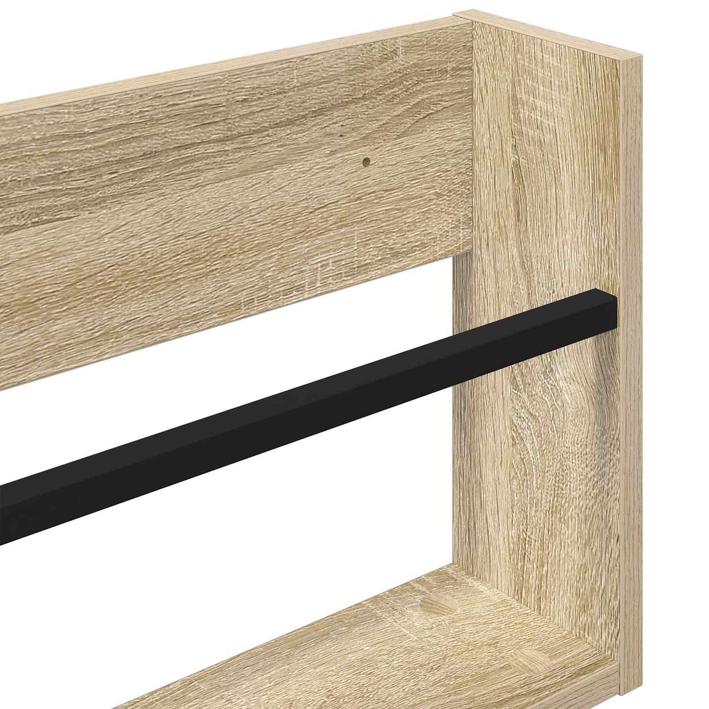 Tijdschrift Rek Sonoma Eiken 100 x 12 x 30 cm Bewerkt hout is nu te koop bij PeponiXL, paradijselijk wonen!