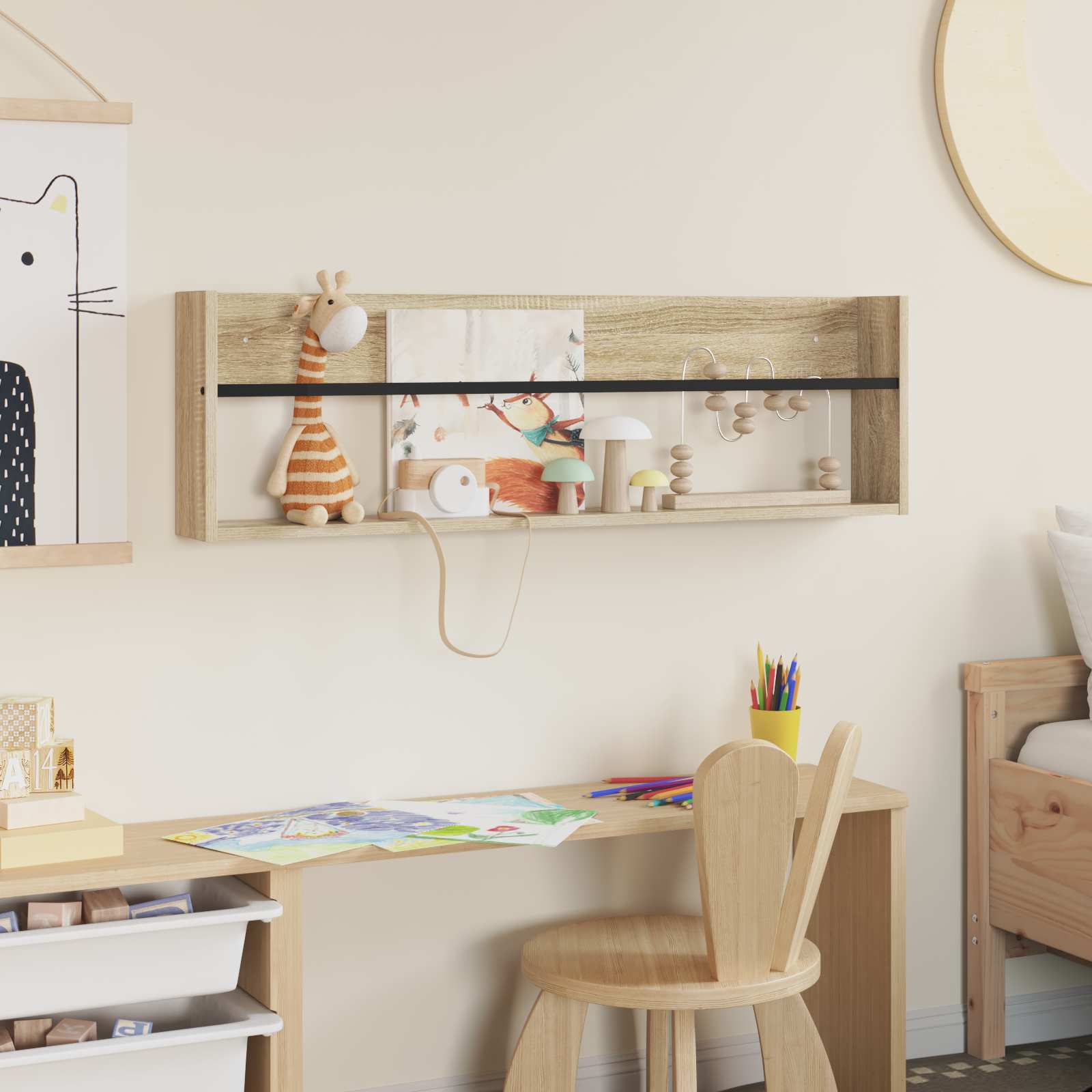 Tijdschrift Rek Sonoma Eiken 100 x 12 x 30 cm Bewerkt hout is nu te koop bij PeponiXL, paradijselijk wonen!
