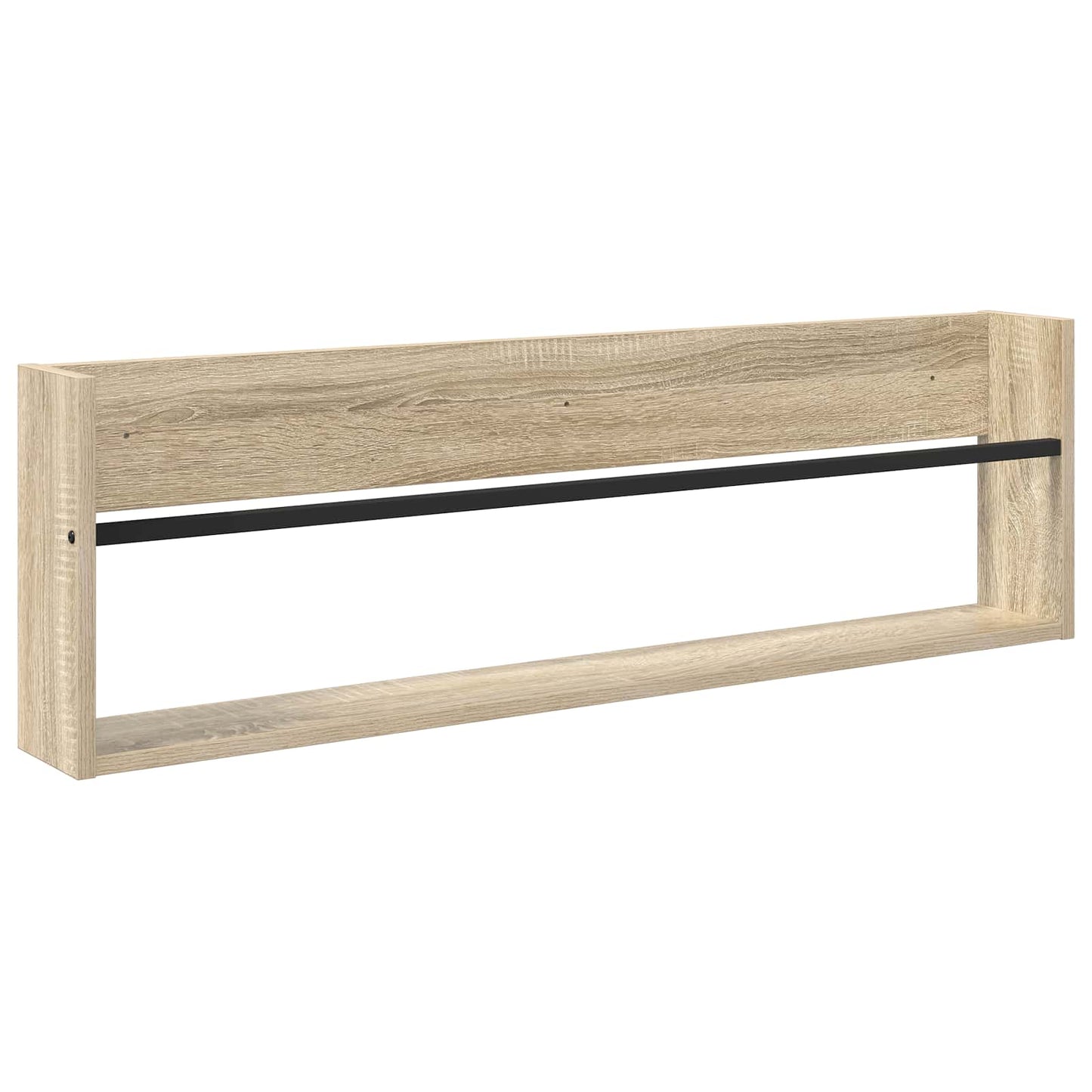 Tijdschrift Rek Sonoma Eiken 100 x 12 x 30 cm Bewerkt hout is nu te koop bij PeponiXL, paradijselijk wonen!