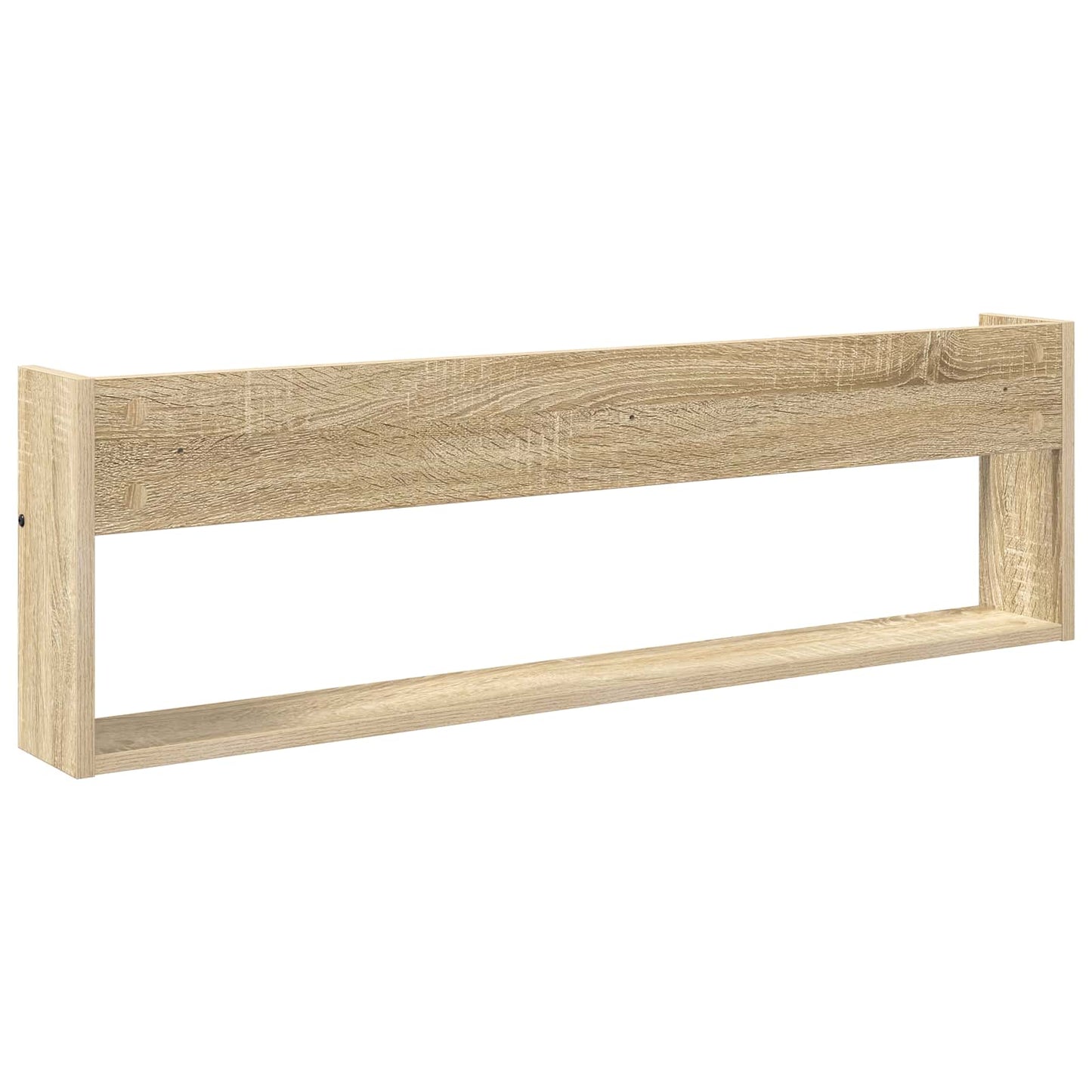 Tijdschrift Rek met plank 2 pcs Sonoma Eiken 100 x 12 x 30 cm is nu te koop bij PeponiXL, paradijselijk wonen!