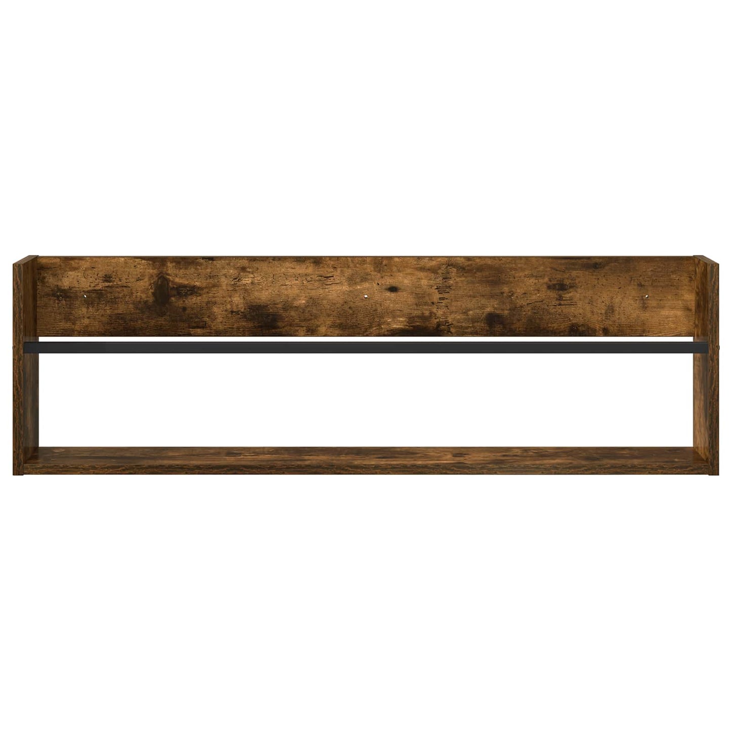 Tijdschrift Rek Gerookt eiken 100 x 12 x 30 cm Bewerkt hout is nu te koop bij PeponiXL, paradijselijk wonen!