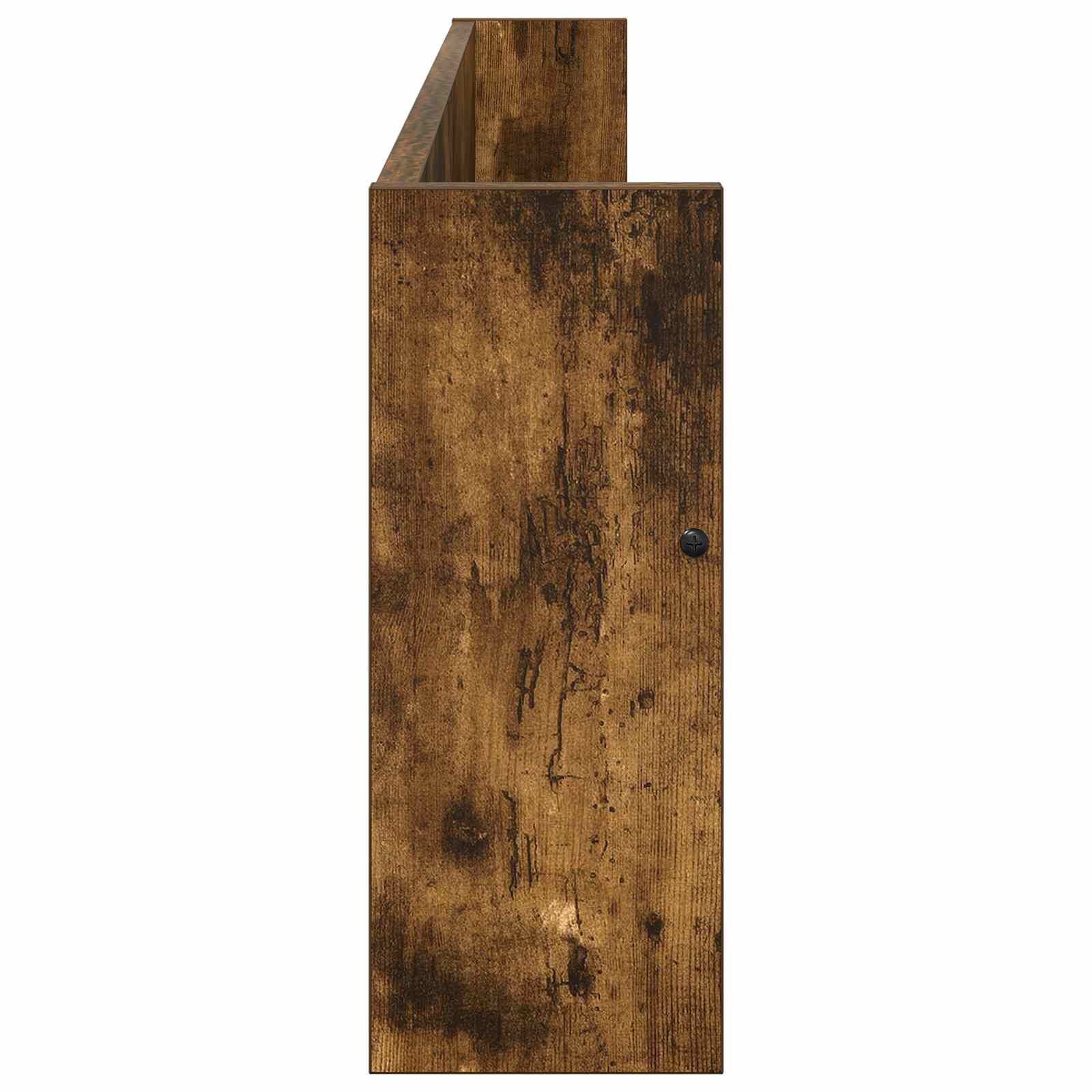 Tijdschrift Rek met plank 2 pcs Gerookt eiken 100 x 12 x 30 cm is nu te koop bij PeponiXL, paradijselijk wonen!