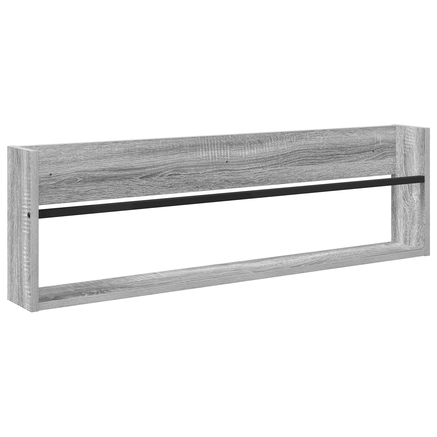 Tijdschrift Rek Grijs Sonoma 100 x 12 x 30 cm Bewerkt hout is nu te koop bij PeponiXL, paradijselijk wonen!