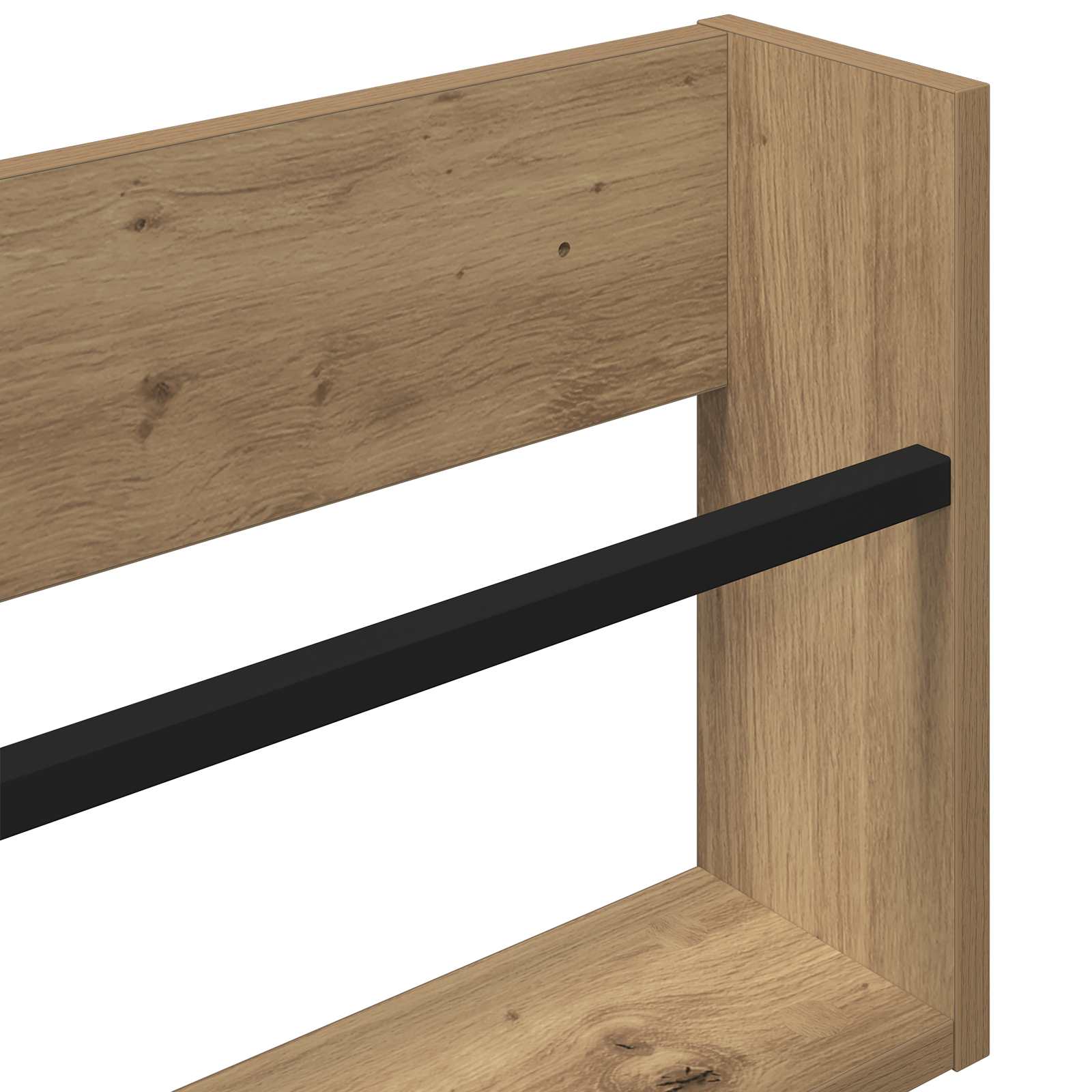 Tijdschrift Rek Artisan Eiken 100 x 12 x 30 cm Bewerkt hout is nu te koop bij PeponiXL, paradijselijk wonen!