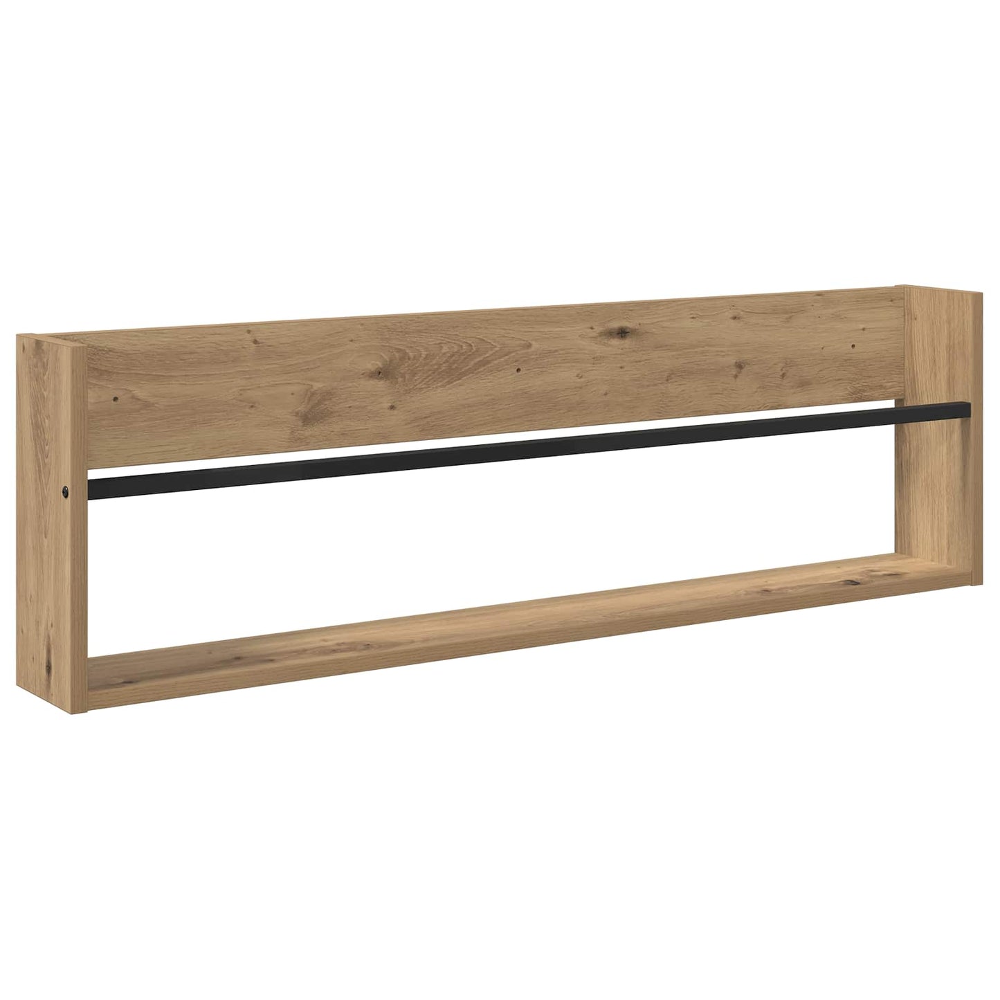 Tijdschrift Rek met plank 2 pcs Artisan Eiken 100 x 12 x 30 cm is nu te koop bij PeponiXL, paradijselijk wonen!