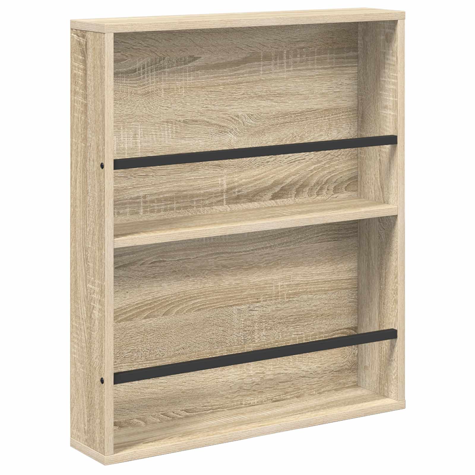 Tijdschrift Rek 2 pcs Sonoma Eiken 60 x 12 x 70 cm Bewerkt hout is nu te koop bij PeponiXL, paradijselijk wonen!