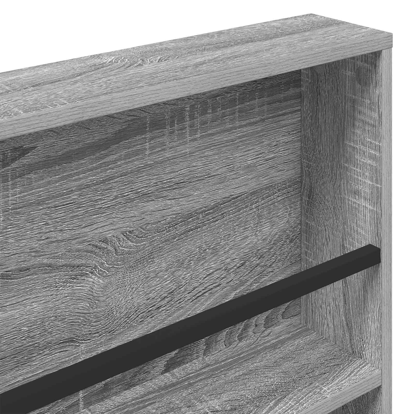 Tijdschrift Rek Grijs Sonoma 60 x 12 x 70 cm Bewerkt hout is nu te koop bij PeponiXL, paradijselijk wonen!