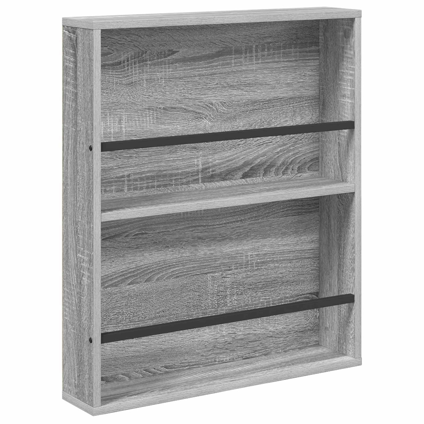 Tijdschrift Rek 2 pcs Grijs Sonoma 60 x 12 x 70 cm Bewerkt hout is nu te koop bij PeponiXL, paradijselijk wonen!