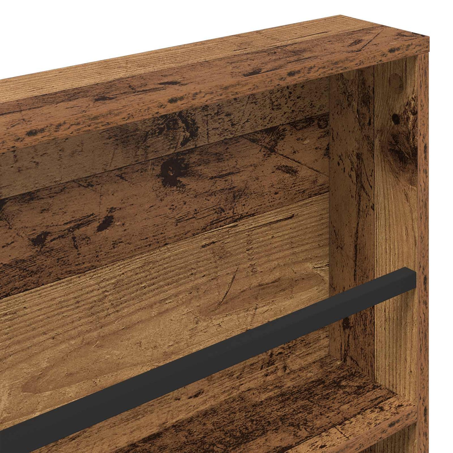 Tijdschrift Rek met plank Oudhout 60 x 12 x 70 cm Bewerkt hout is nu te koop bij PeponiXL, paradijselijk wonen!