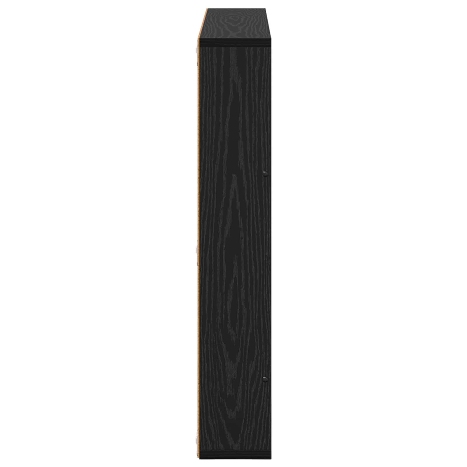 Tijdschrift Rek Zwart Eiken 80 x 12 x 70 cm Bewerkt hout is nu te koop bij PeponiXL, paradijselijk wonen!