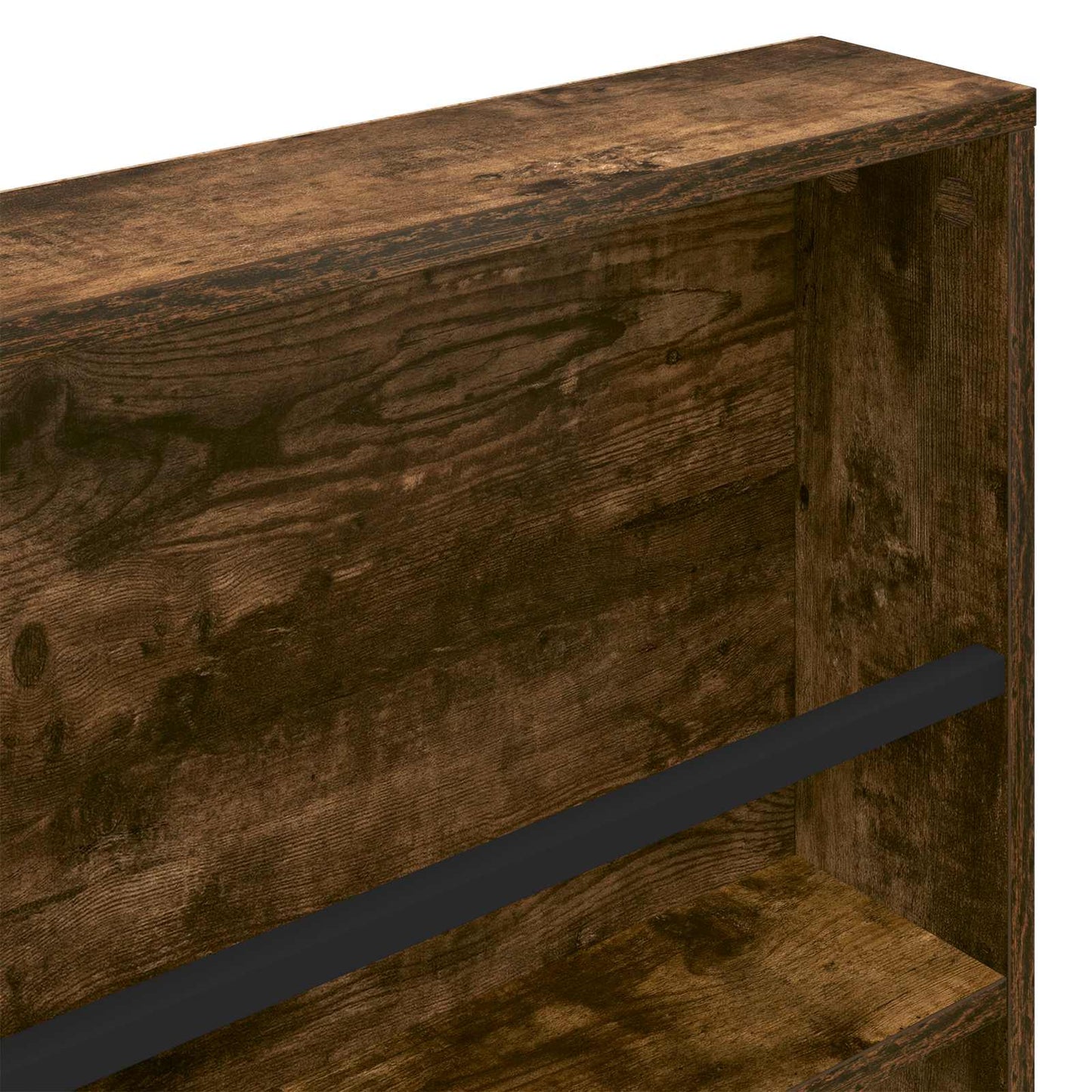 Tijdschrift Rek Gerookt eiken 80 x 12 x 70 cm Bewerkt hout is nu te koop bij PeponiXL, paradijselijk wonen!