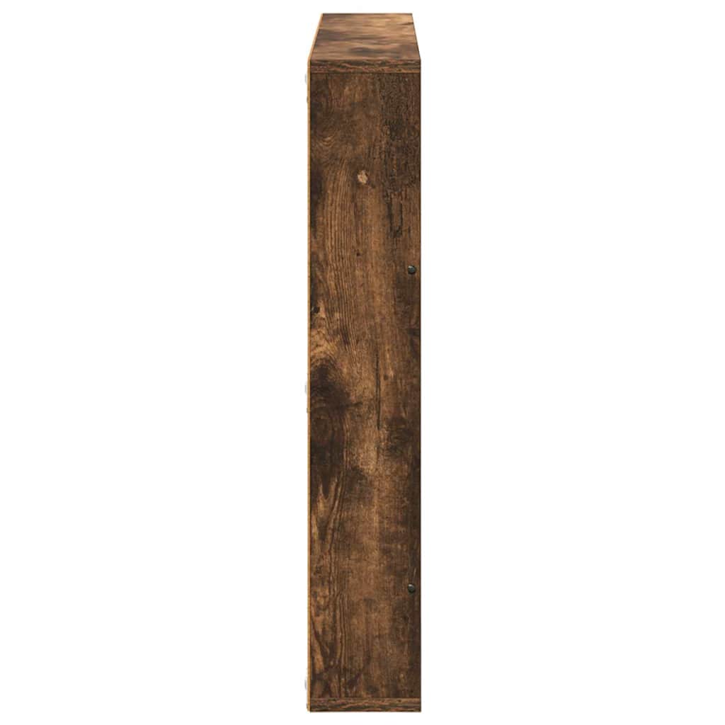 Tijdschrift Rek met plank 2 pcs Gerookt eiken 80 x 12 x 70 cm is nu te koop bij PeponiXL, paradijselijk wonen!