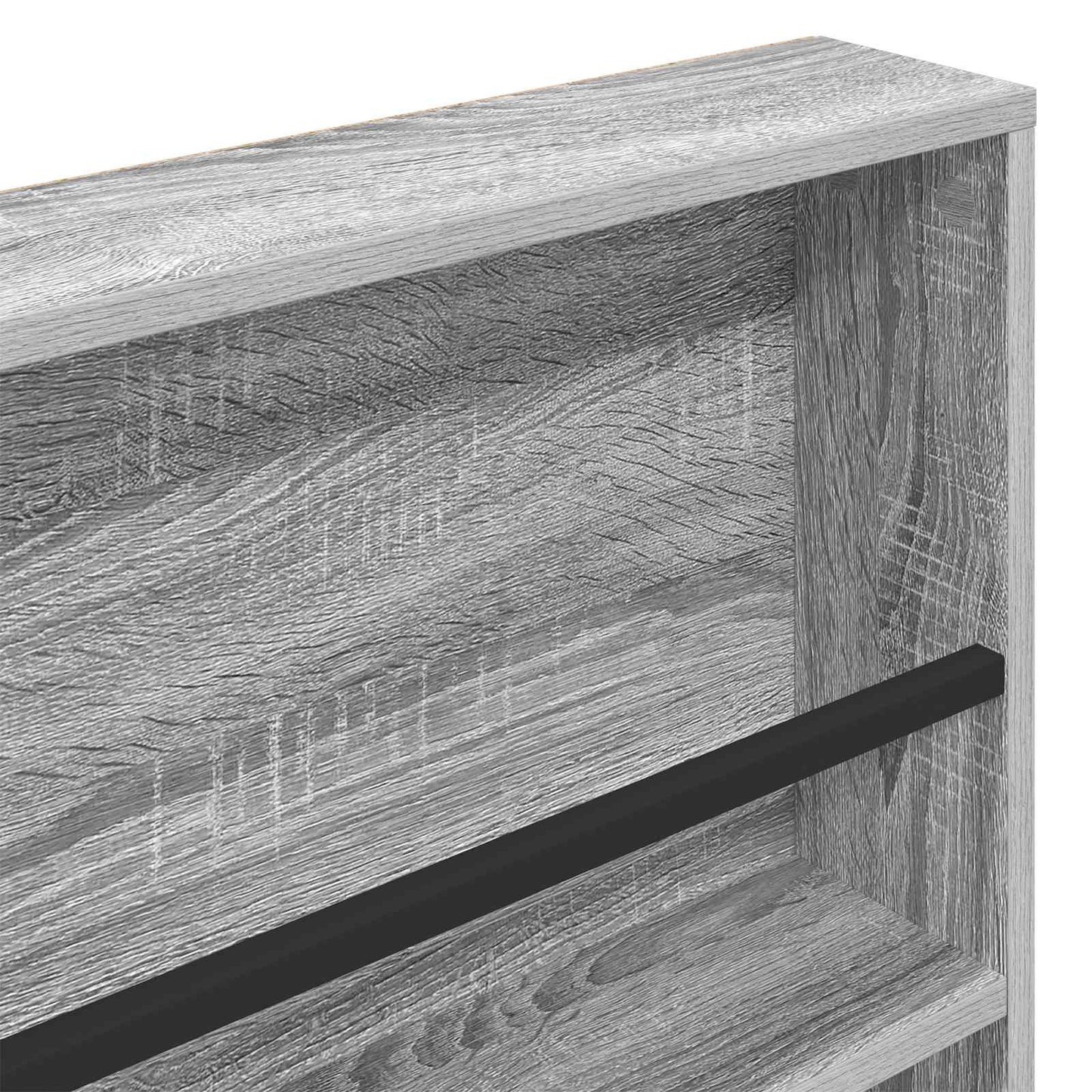 Tijdschrift Rek Grijs Sonoma 80 x 12 x 70 cm Bewerkt hout is nu te koop bij PeponiXL, paradijselijk wonen!