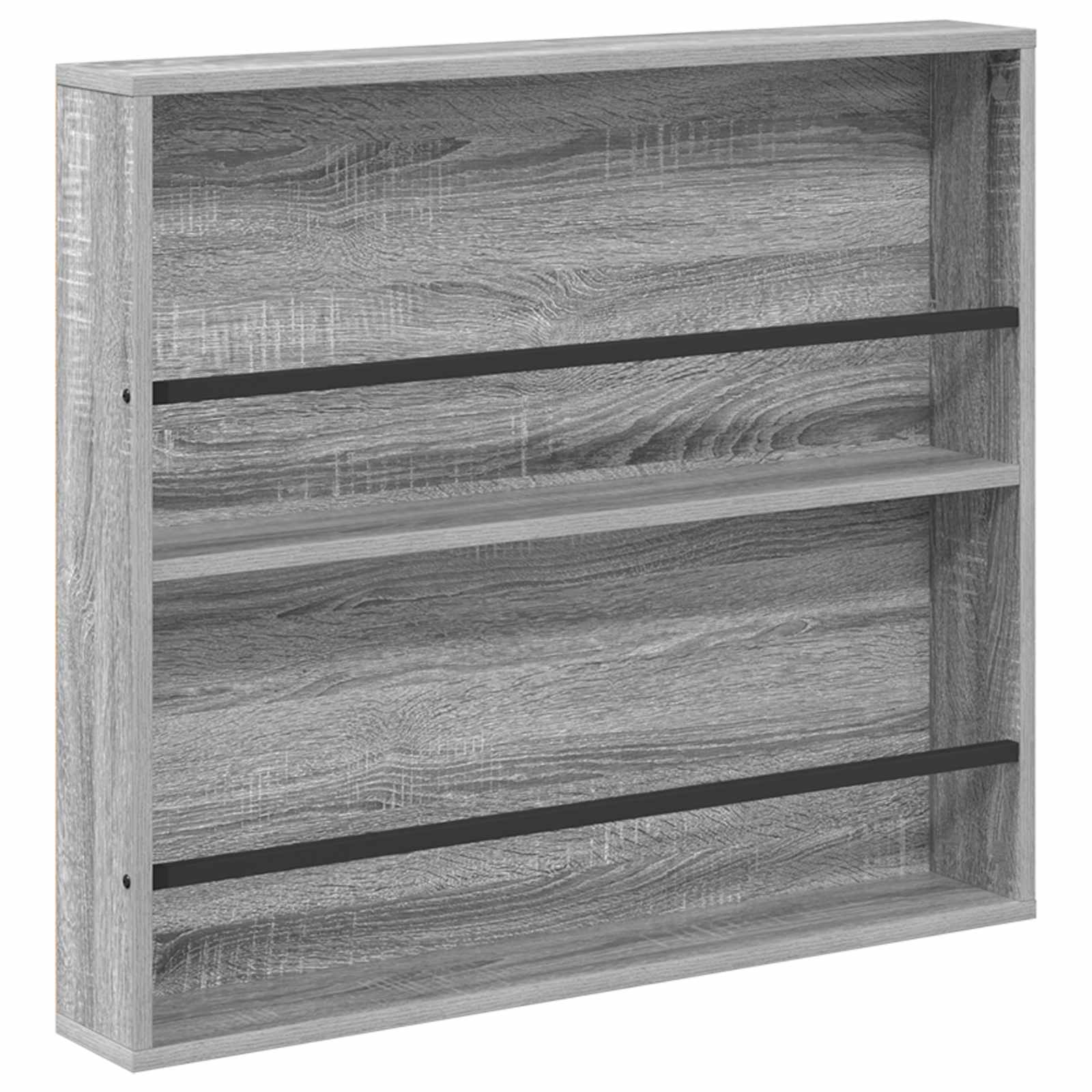 Tijdschrift Rek 2 pcs Grijs Sonoma 80 x 12 x 70 cm Bewerkt hout is nu te koop bij PeponiXL, paradijselijk wonen!