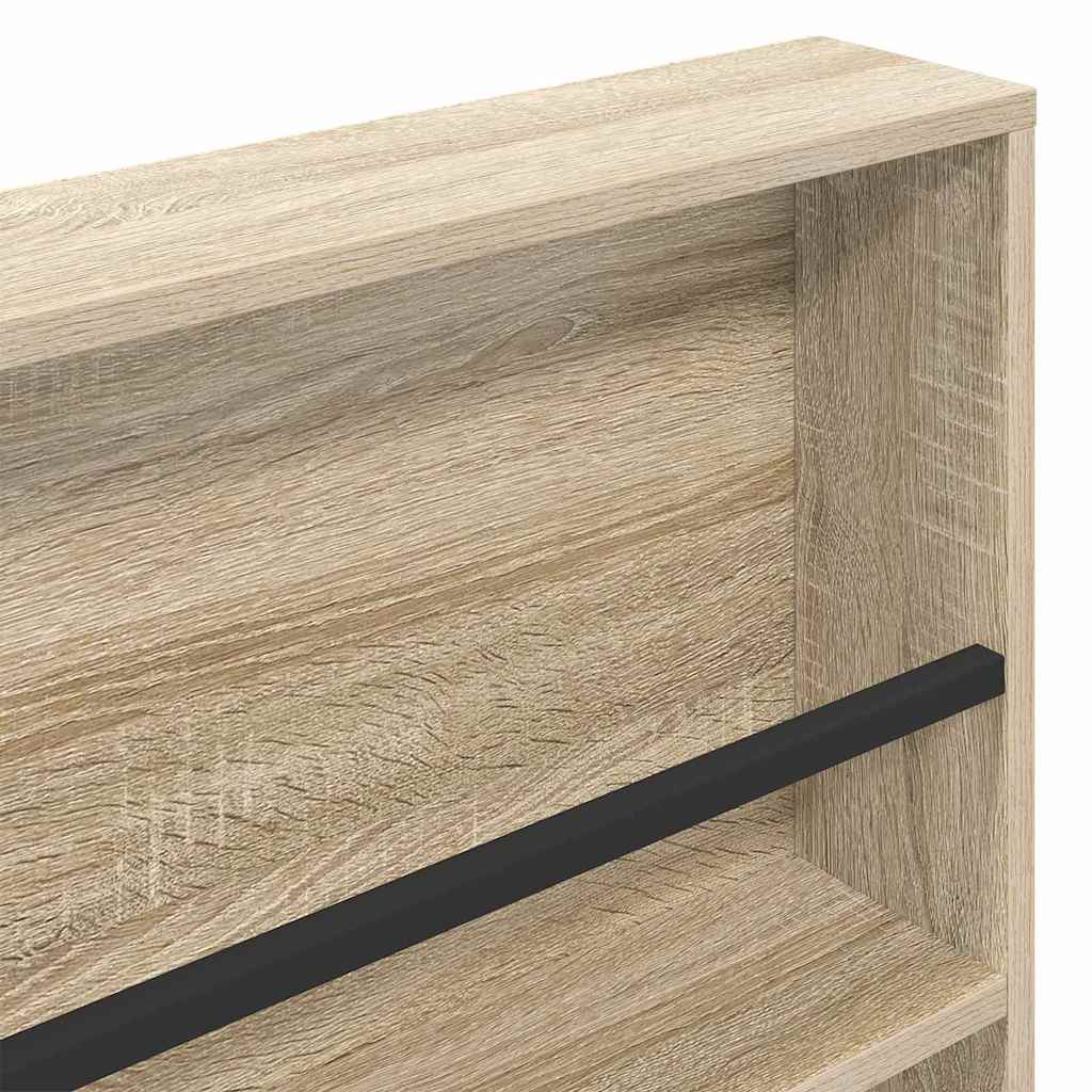 Tijdschrift Rek met plank 2 pcs Sonoma Eiken 100 x 12 x 70 cm is nu te koop bij PeponiXL, paradijselijk wonen!