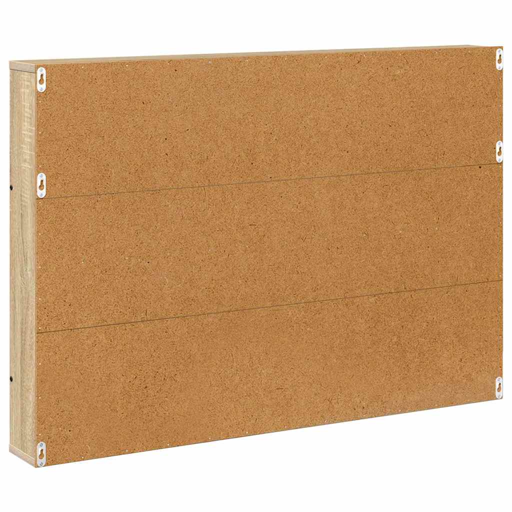Tijdschrift Rek met plank 2 pcs Sonoma Eiken 100 x 12 x 70 cm is nu te koop bij PeponiXL, paradijselijk wonen!