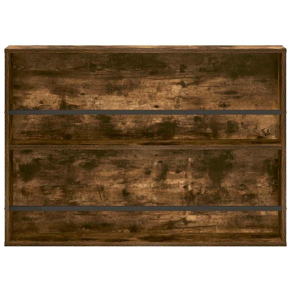 Tijdschrift Rek Gerookt eiken 100 x 12 x 70 cm Bewerkt hout is nu te koop bij PeponiXL, paradijselijk wonen!
