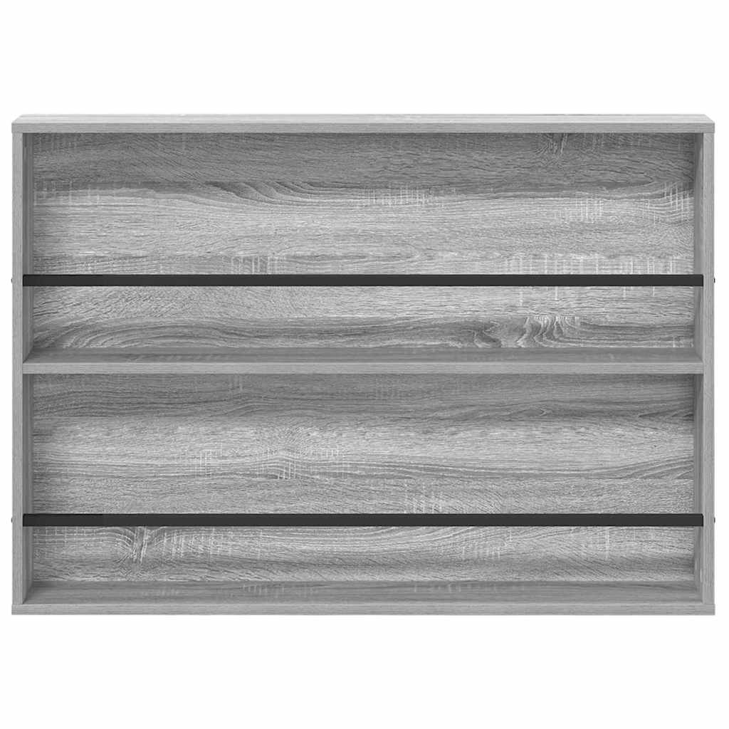 Tijdschrift Rek Grijs Sonoma 100 x 12 x 70 cm Bewerkt hout is nu te koop bij PeponiXL, paradijselijk wonen!
