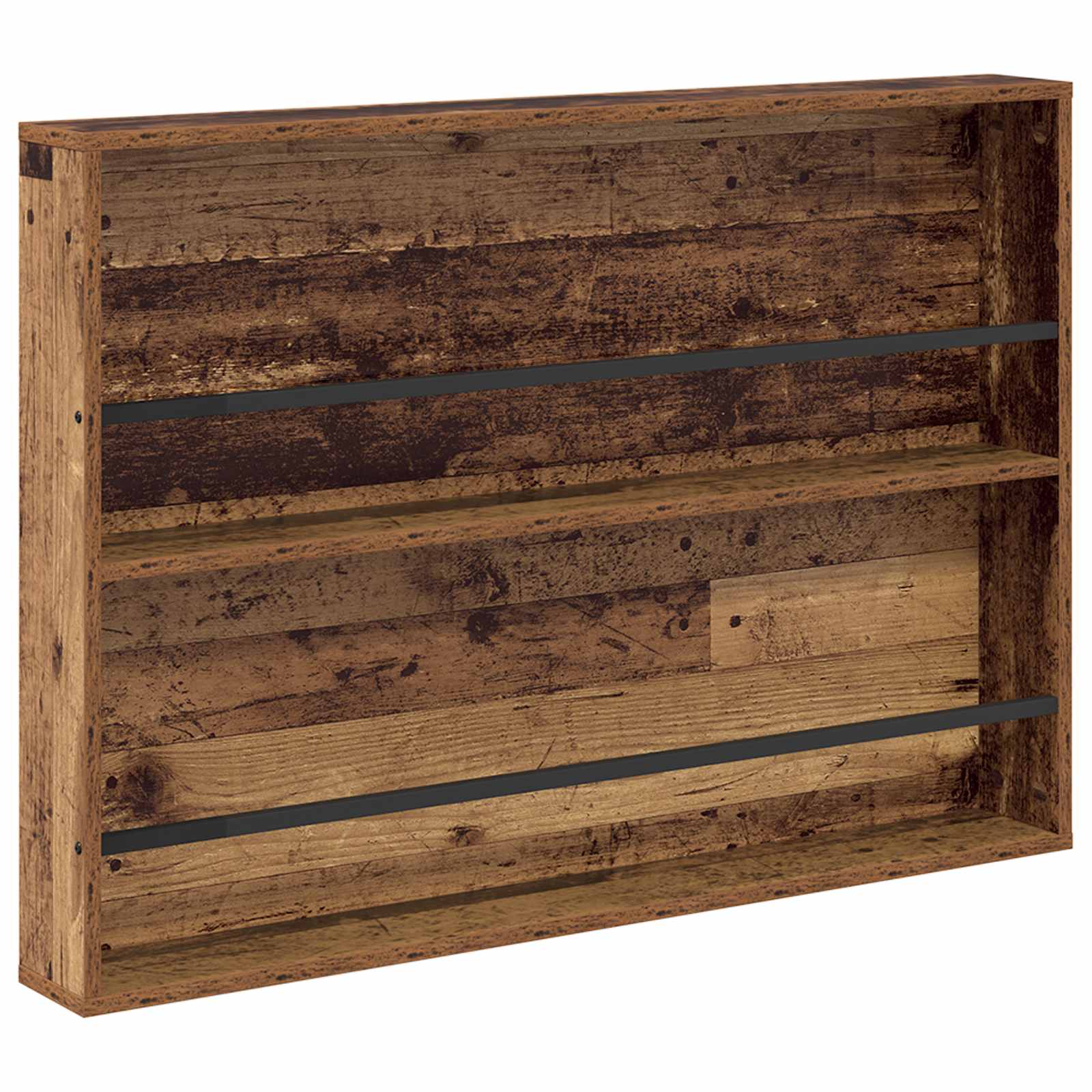 Tijdschrift Rek met plank Oudhout 100 x 12 x 70 cm Bewerkt hout is nu te koop bij PeponiXL, paradijselijk wonen!