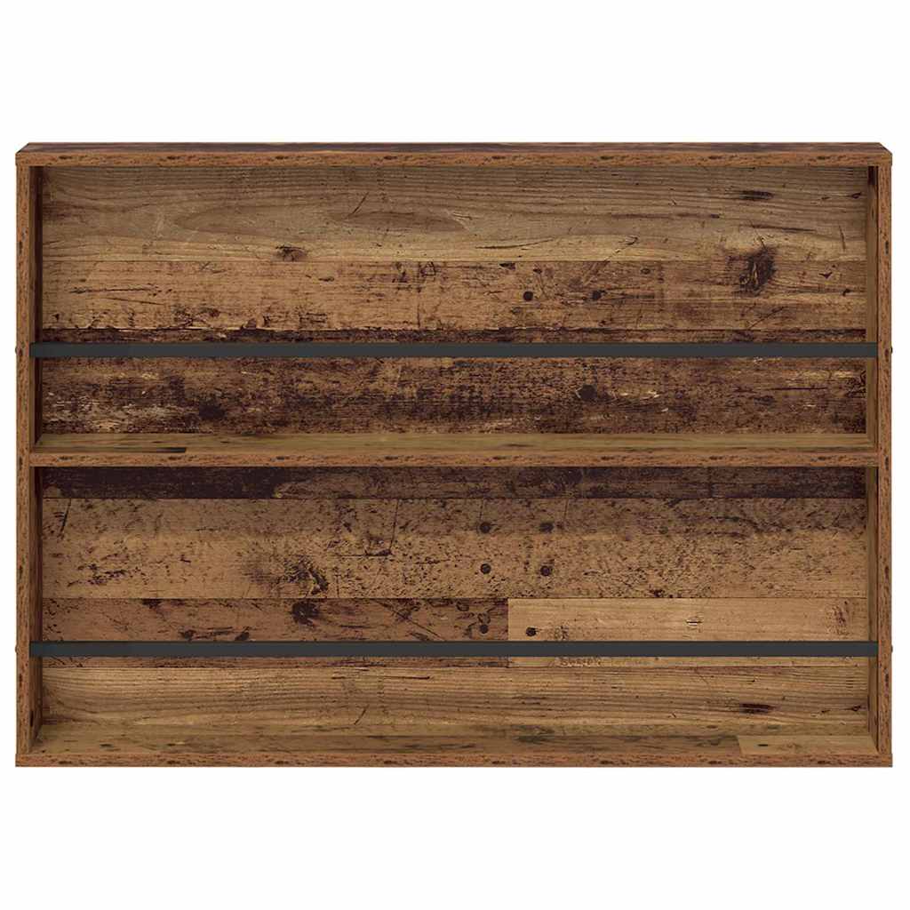 Tijdschrift Rek 2 pcs Oudhout 100 x 12 x 70 cm Bewerkt hout is nu te koop bij PeponiXL, paradijselijk wonen!