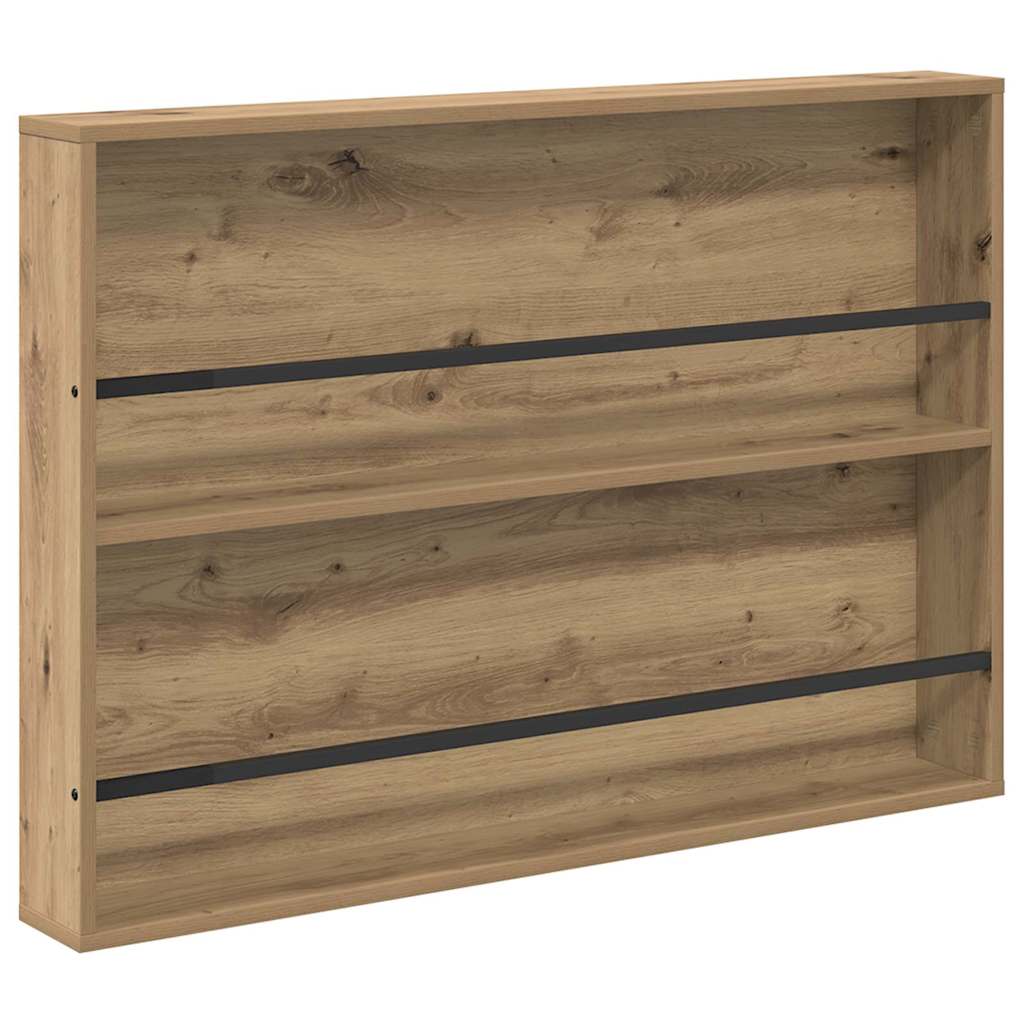 Tijdschrift Rek met plank 2 pcs Artisan Eiken 100 x 12 x 70 cm is nu te koop bij PeponiXL, paradijselijk wonen!