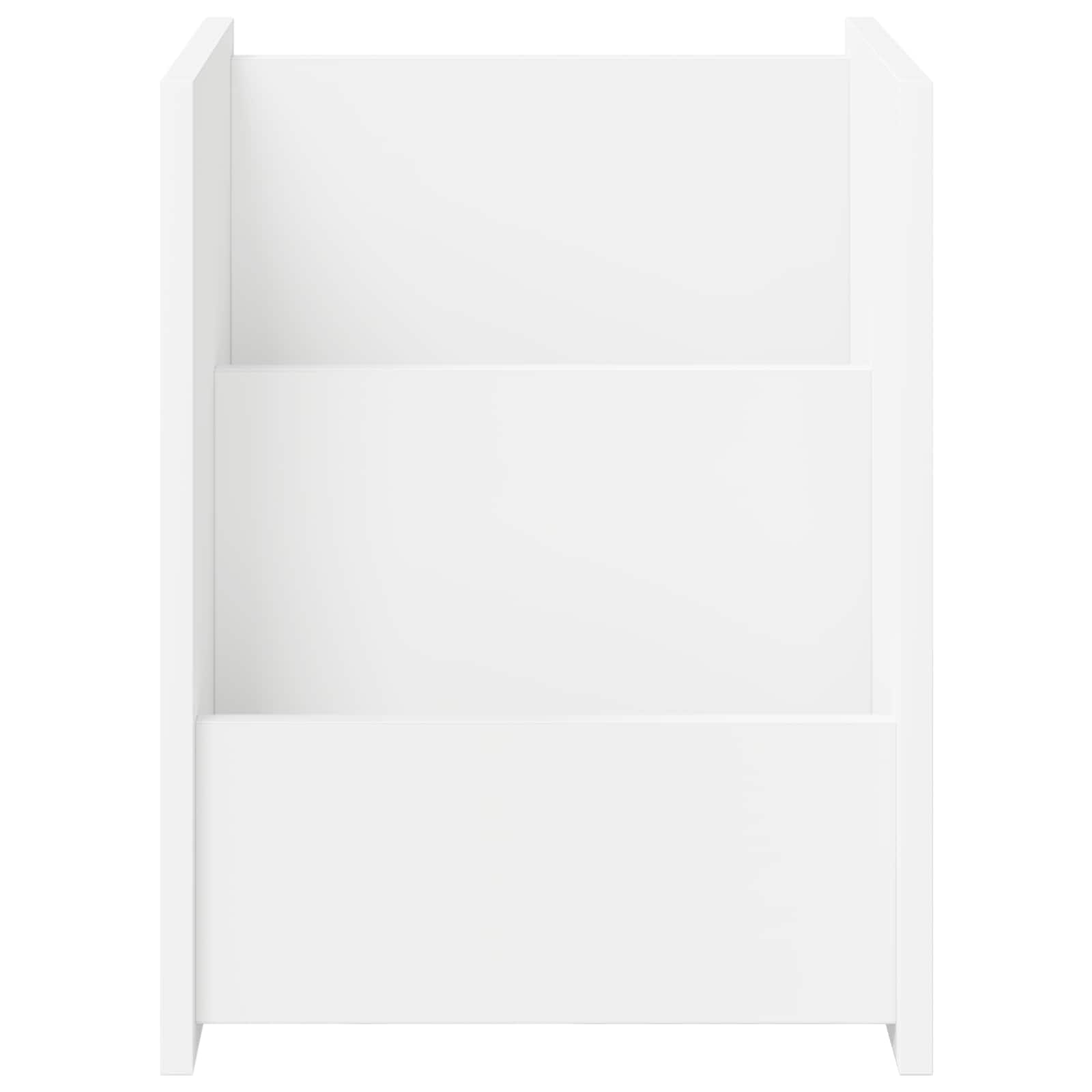 Tijdschrift Rek met plank Wit 35 x 35 x 45 cm Bewerkt hout is nu te koop bij PeponiXL, paradijselijk wonen!