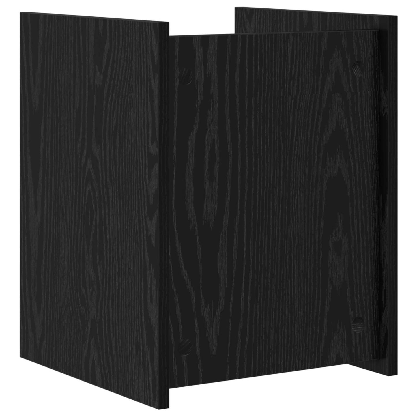 Tijdschrift Rek Zwart Eiken 35 x 35 x 45 cm Bewerkt hout is nu te koop bij PeponiXL, paradijselijk wonen!