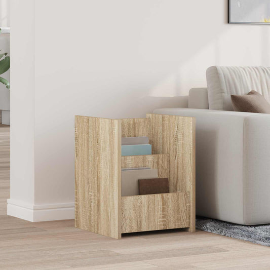Tijdschrift Rek Sonoma Eiken 35 x 35 x 45 cm Bewerkt hout is nu te koop bij PeponiXL, paradijselijk wonen!