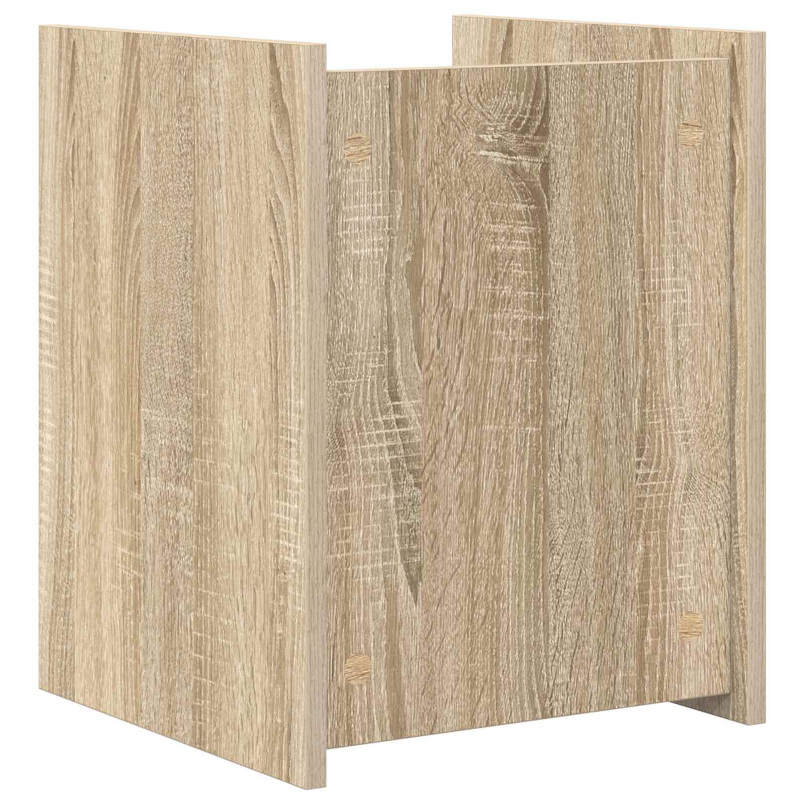 Tijdschrift Rek Sonoma Eiken 35 x 35 x 45 cm Bewerkt hout is nu te koop bij PeponiXL, paradijselijk wonen!