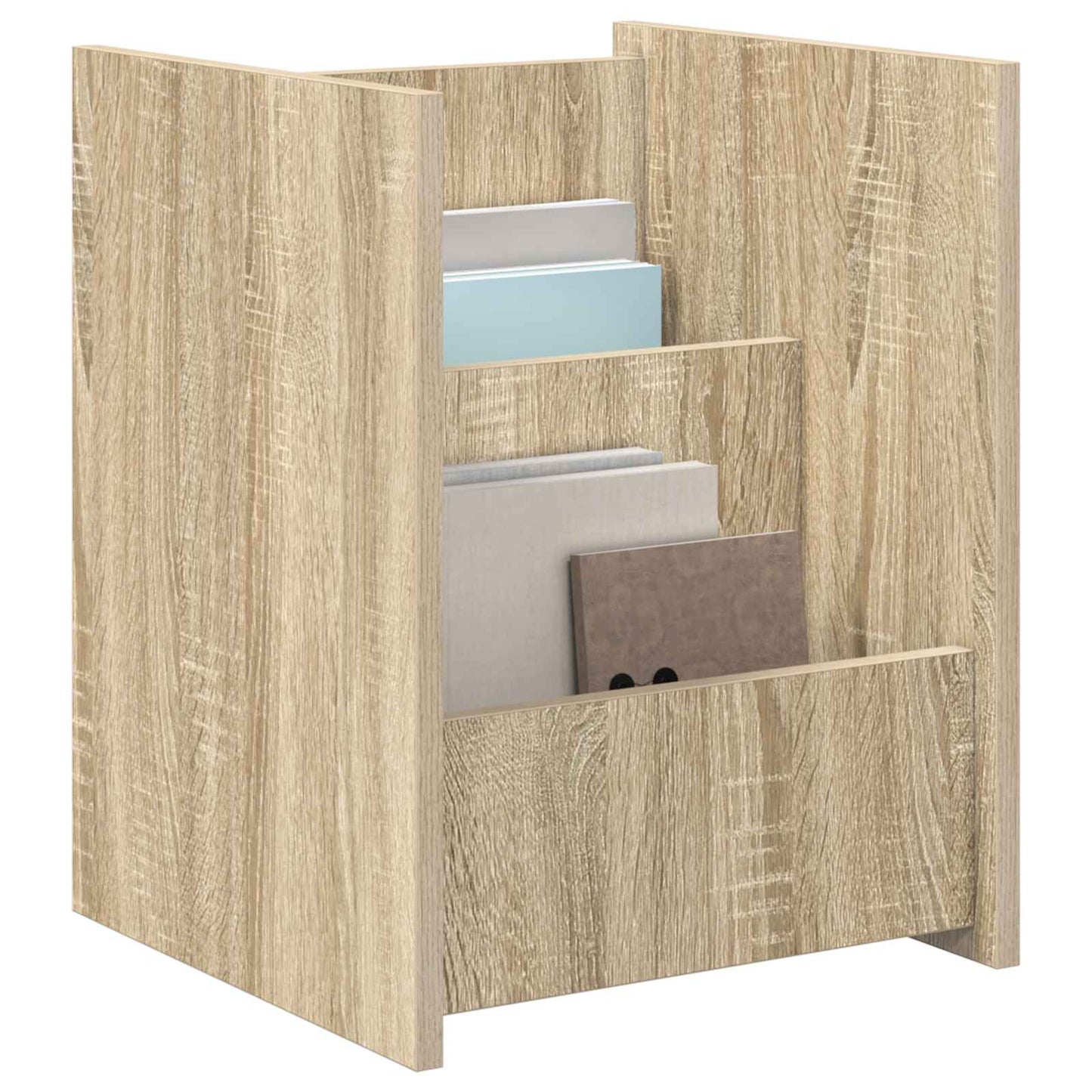 Tijdschrift Rek Sonoma Eiken 35 x 35 x 45 cm Bewerkt hout is nu te koop bij PeponiXL, paradijselijk wonen!