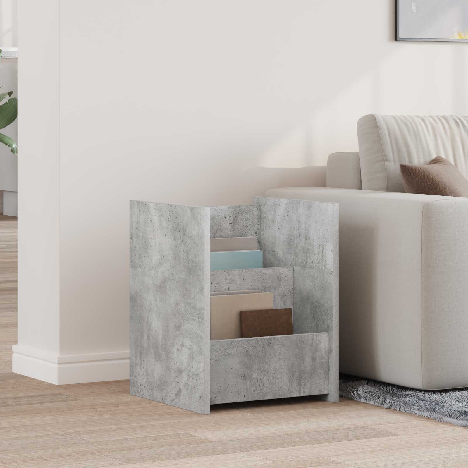 Tijdschrift Rek Concerte Grijs 35 x 35 x 45 cm Bewerkt hout is nu te koop bij PeponiXL, paradijselijk wonen!