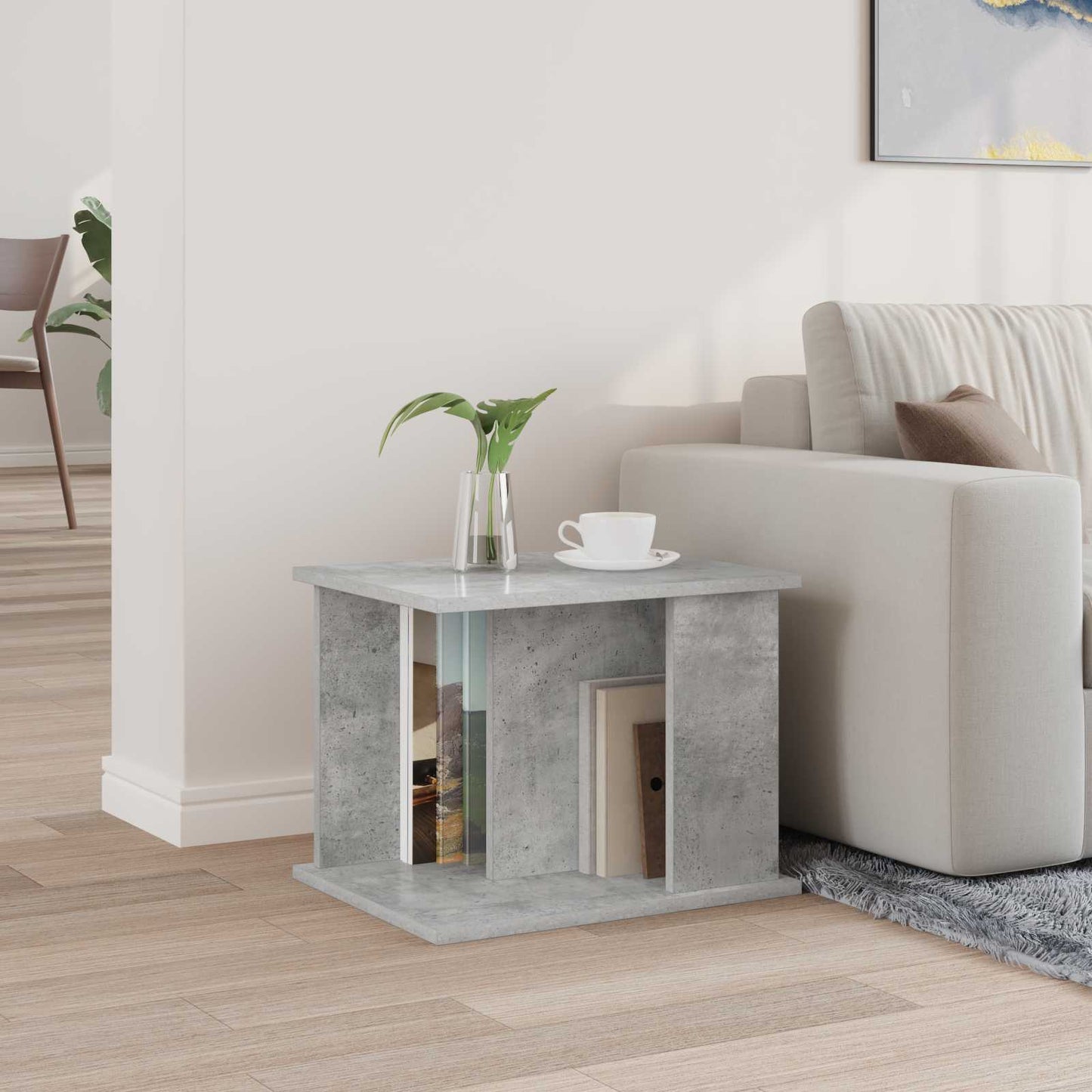 Tijdschrift Rek Concerte Grijs 35 x 35 x 45 cm Bewerkt hout is nu te koop bij PeponiXL, paradijselijk wonen!
