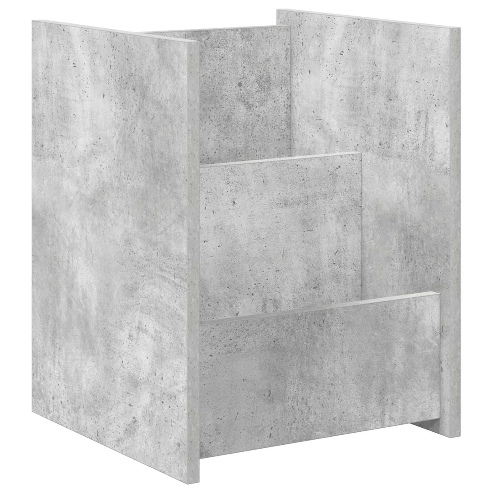 Tijdschrift Rek Concerte Grijs 35 x 35 x 45 cm Bewerkt hout is nu te koop bij PeponiXL, paradijselijk wonen!
