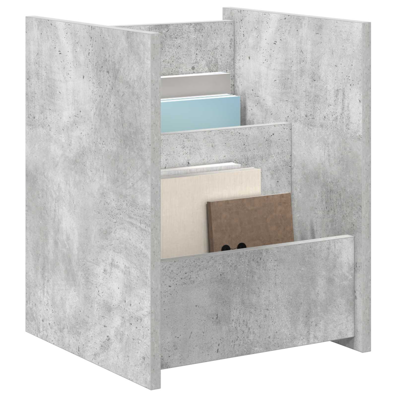 Tijdschrift Rek Concerte Grijs 35 x 35 x 45 cm Bewerkt hout is nu te koop bij PeponiXL, paradijselijk wonen!