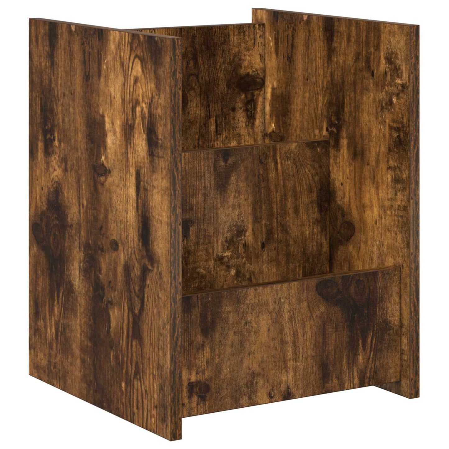 Tijdschrift Rek Gerookt eiken 35 x 35 x 45 cm Bewerkt hout is nu te koop bij PeponiXL, paradijselijk wonen!