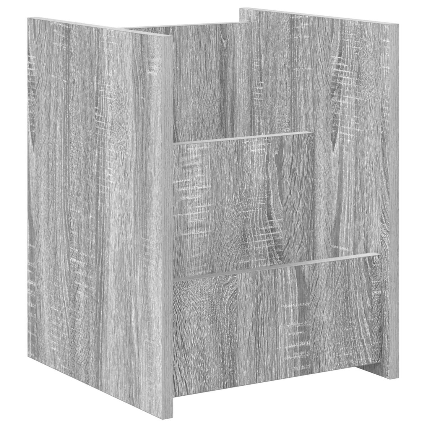 Tijdschrift Rek Grijs Sonoma 35 x 35 x 45 cm Bewerkt hout is nu te koop bij PeponiXL, paradijselijk wonen!