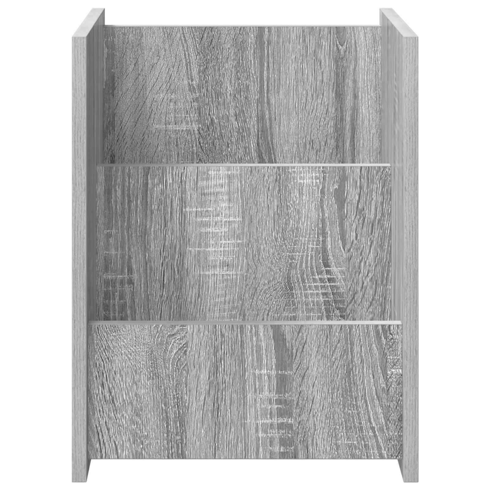 Tijdschrift Rek Grijs Sonoma 35 x 35 x 45 cm Bewerkt hout is nu te koop bij PeponiXL, paradijselijk wonen!