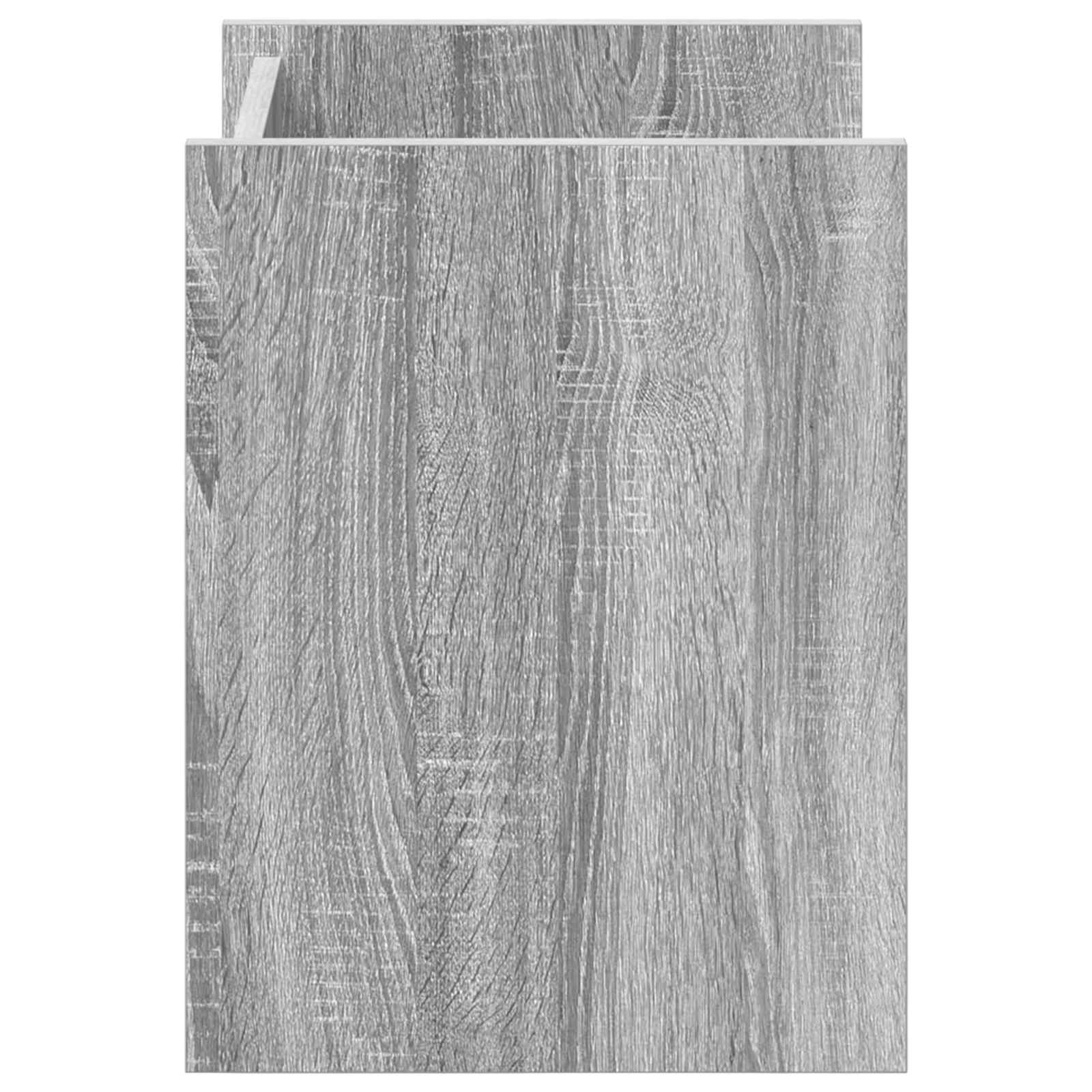 Tijdschrift Rek Grijs Sonoma 35 x 35 x 45 cm Bewerkt hout is nu te koop bij PeponiXL, paradijselijk wonen!