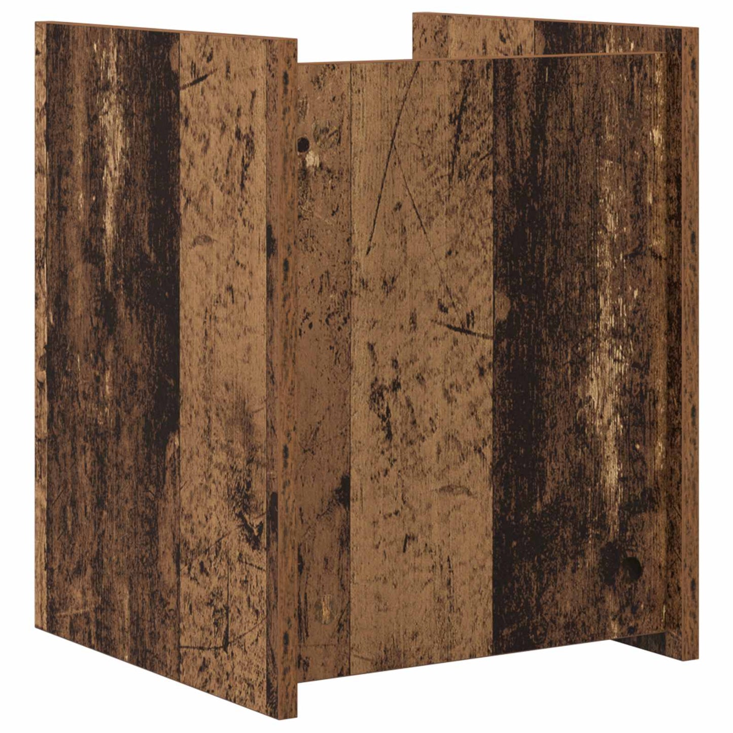 Tijdschrift Rek met plank Oudhout 35 x 35 x 45 cm Bewerkt hout is nu te koop bij PeponiXL, paradijselijk wonen!
