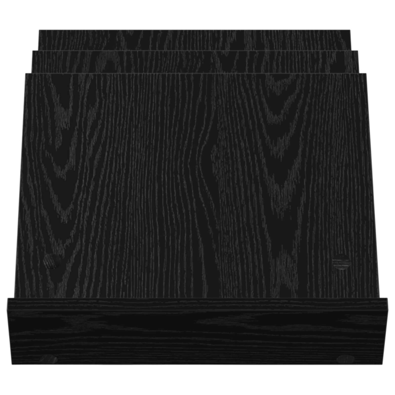 Tijdschrift Rek Zwart Eiken 53 x 40 x 28,5 cm Bewerkt hout is nu te koop bij PeponiXL, paradijselijk wonen!