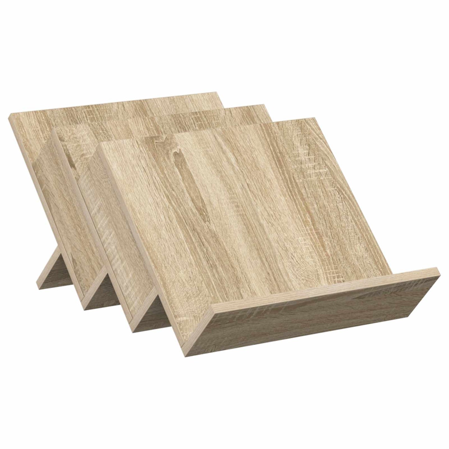 Tijdschrift Rek Sonoma Eiken 53 x 40 x 28,5 cm Bewerkt hout is nu te koop bij PeponiXL, paradijselijk wonen!