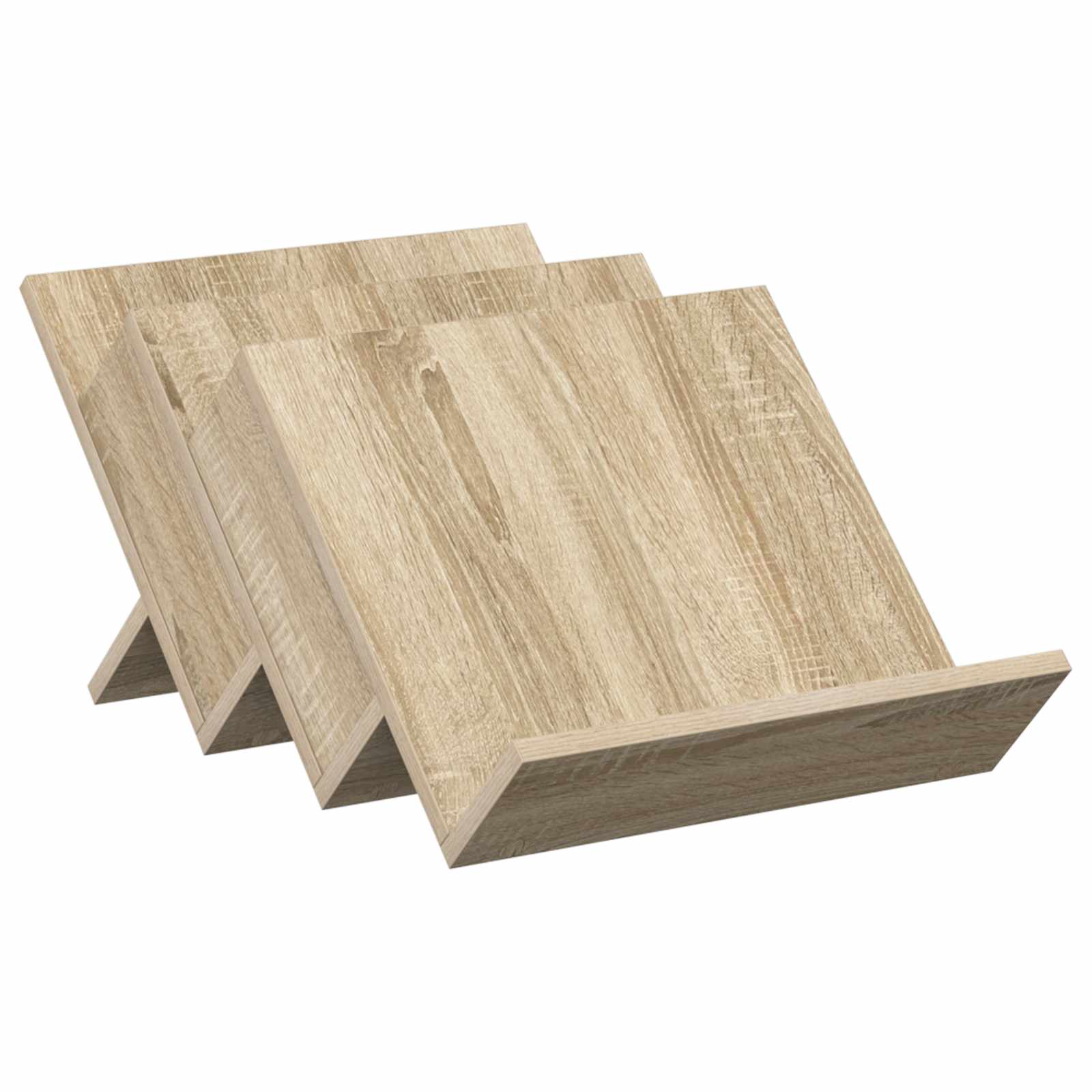 Tijdschrift Rek Sonoma Eiken 53 x 40 x 28,5 cm Bewerkt hout is nu te koop bij PeponiXL, paradijselijk wonen!