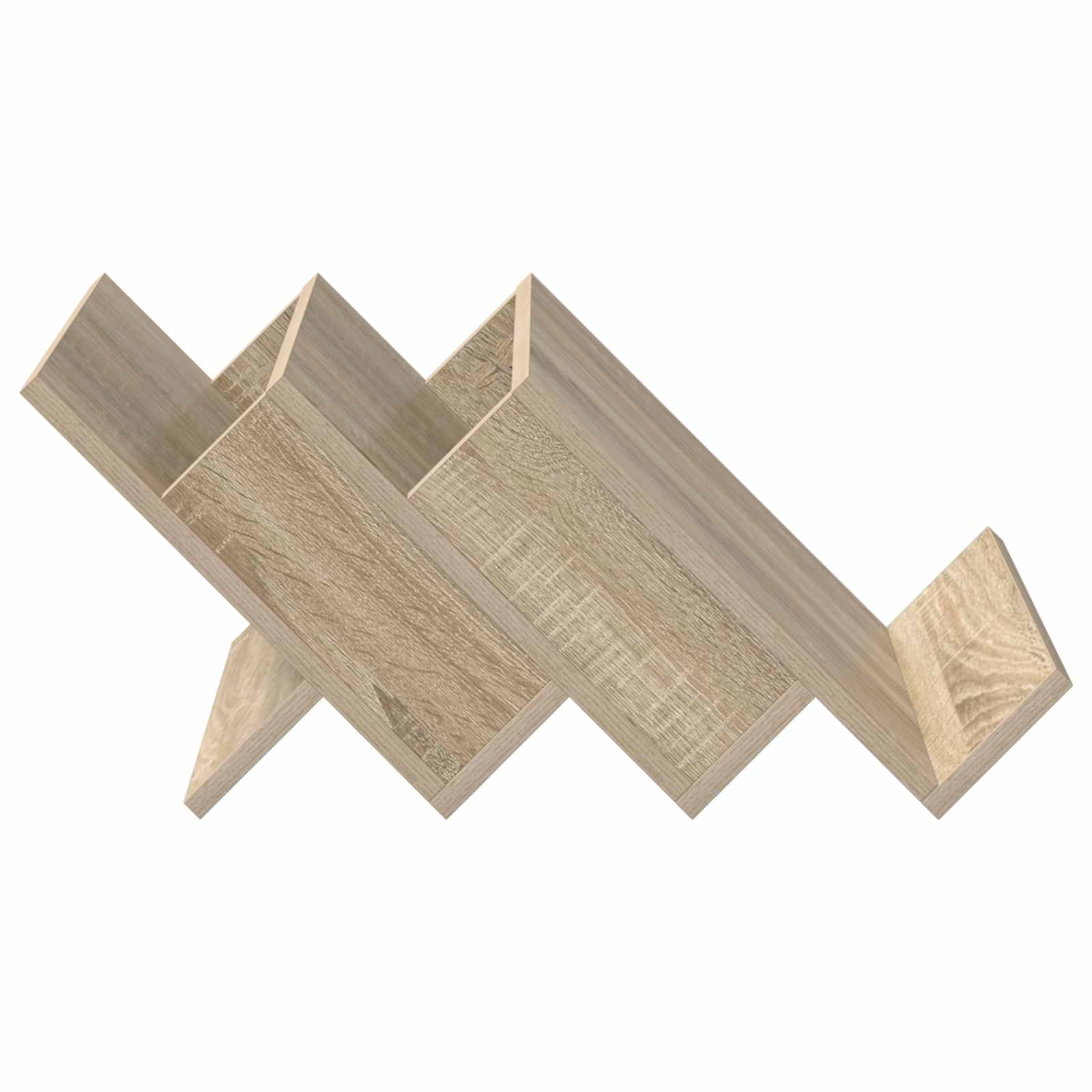 Tijdschrift Rek Sonoma Eiken 53 x 40 x 28,5 cm Bewerkt hout is nu te koop bij PeponiXL, paradijselijk wonen!