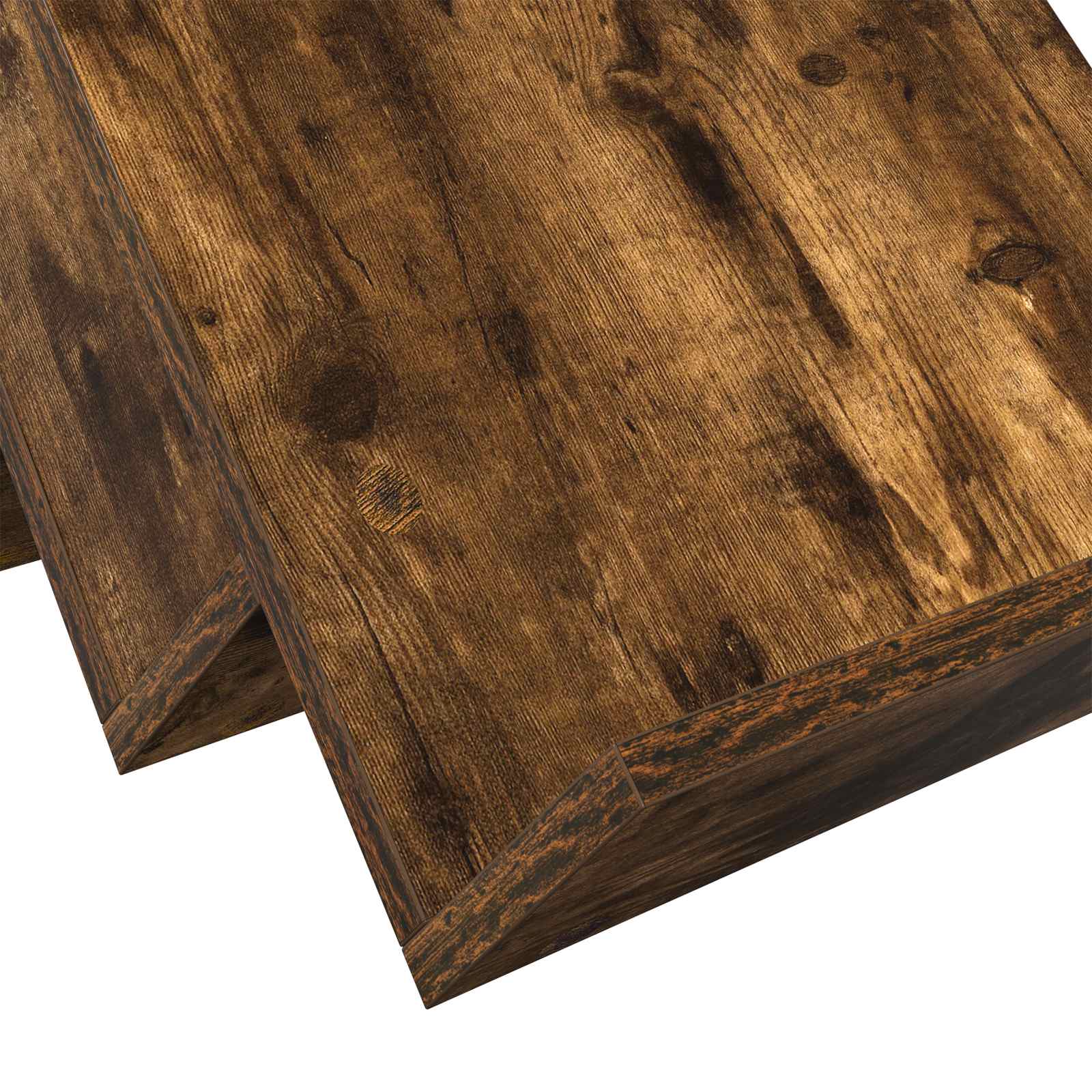 Tijdschrift Rek Gerookt eiken 53 x 40 x 28,5 cm Bewerkt hout is nu te koop bij PeponiXL, paradijselijk wonen!