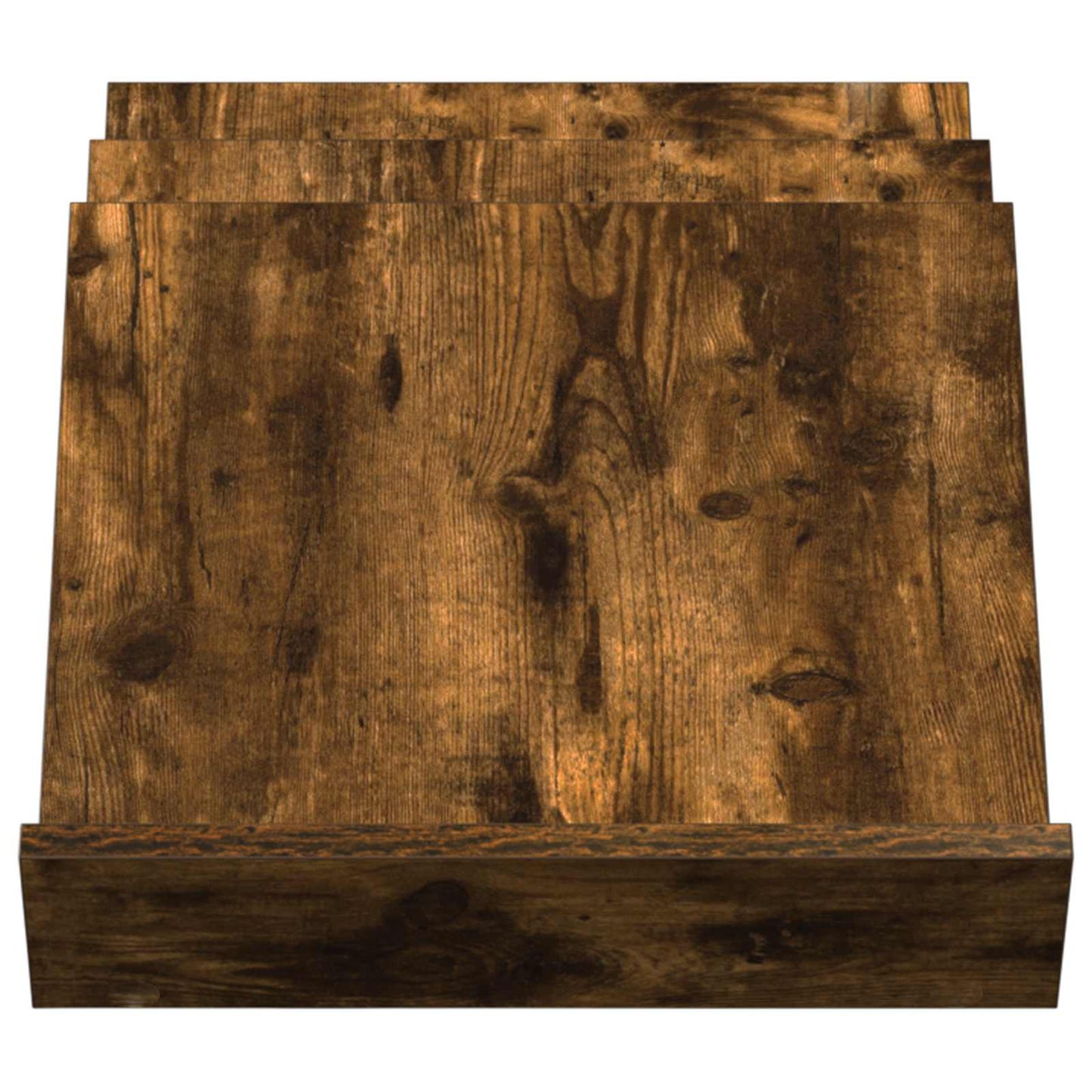 Tijdschrift Rek Gerookt eiken 53 x 40 x 28,5 cm Bewerkt hout is nu te koop bij PeponiXL, paradijselijk wonen!