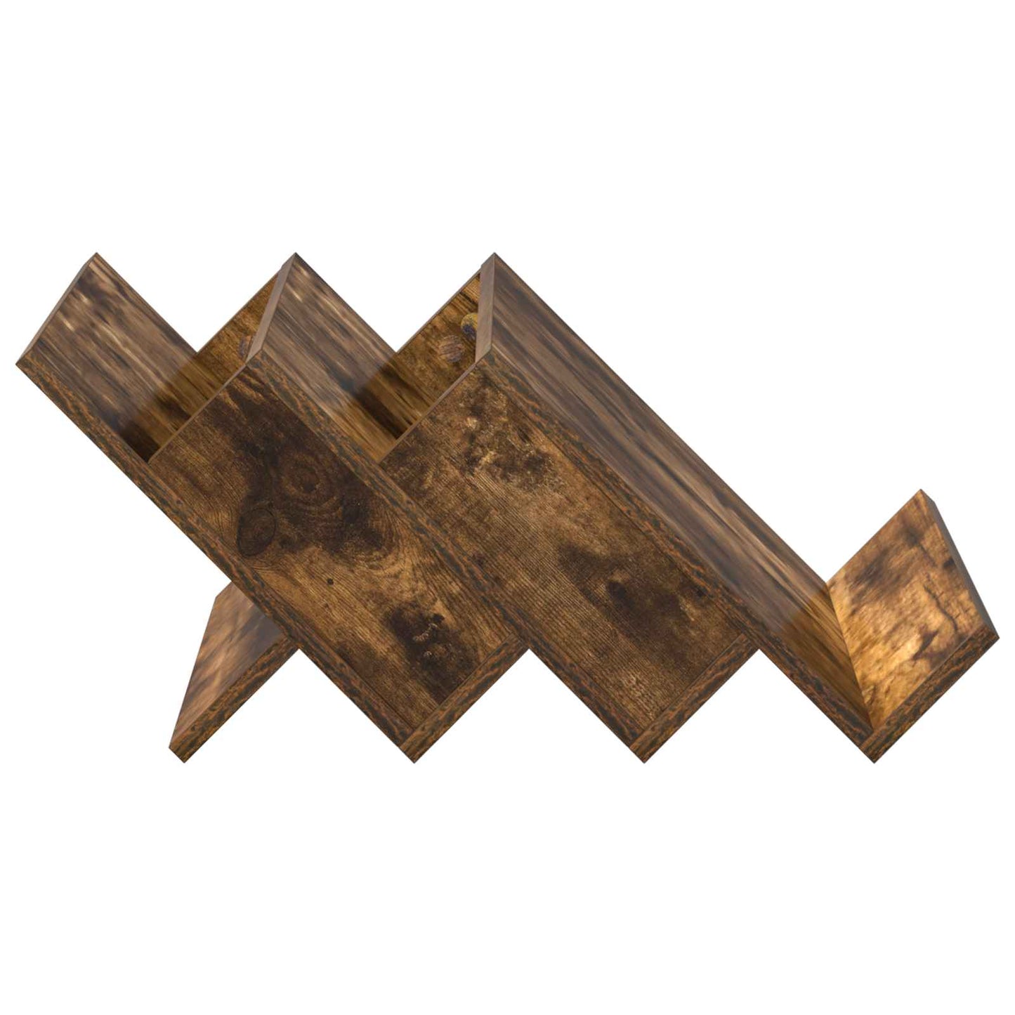 Tijdschrift Rek Gerookt eiken 53 x 40 x 28,5 cm Bewerkt hout is nu te koop bij PeponiXL, paradijselijk wonen!