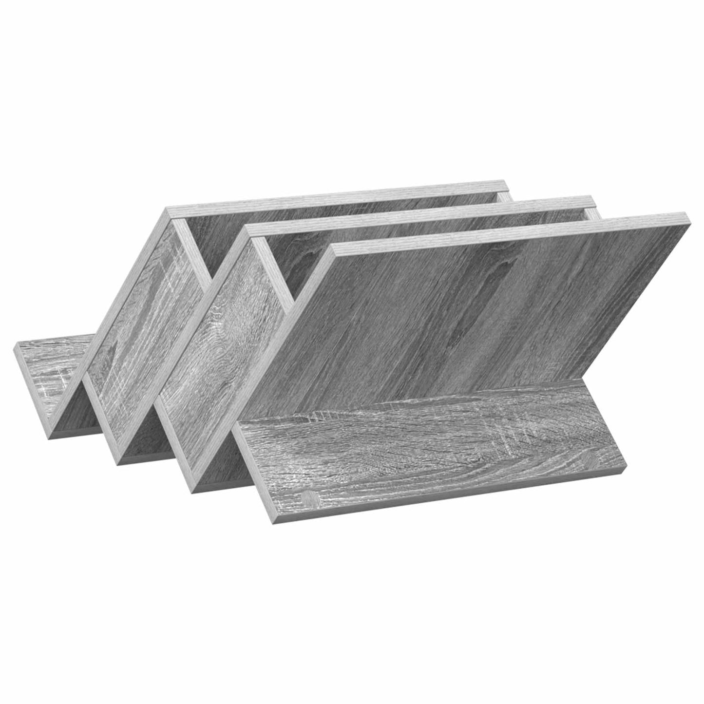 Tijdschrift Rek Grijs Sonoma 53 x 40 x 28,5 cm Bewerkt hout is nu te koop bij PeponiXL, paradijselijk wonen!