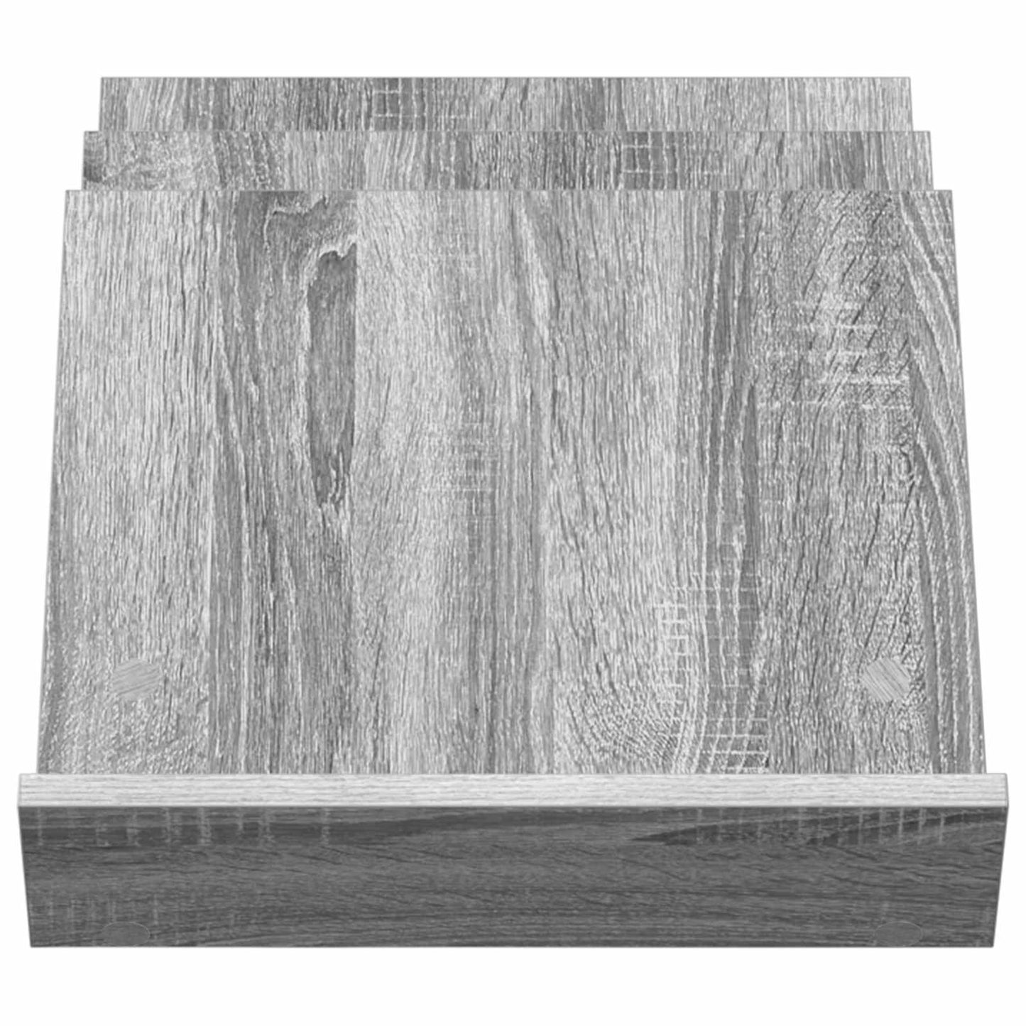Tijdschrift Rek Grijs Sonoma 53 x 40 x 28,5 cm Bewerkt hout is nu te koop bij PeponiXL, paradijselijk wonen!