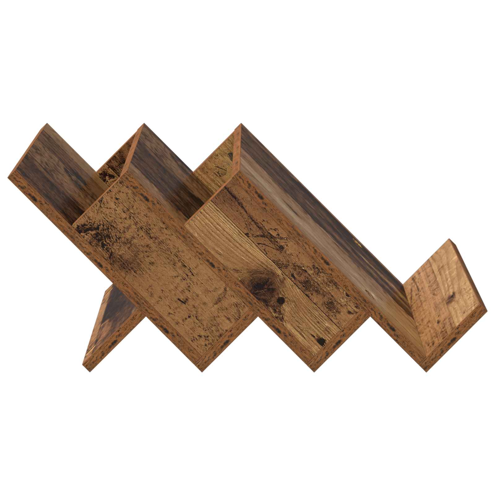 Tijdschrift Rek Oudhout 53 x 40 x 28,5 cm Bewerkt hout is nu te koop bij PeponiXL, paradijselijk wonen!